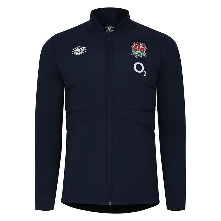 black polka dot reversible jacket - Umbro - England Rugby Thermal Jacket 2023 2024 Adults - 1
