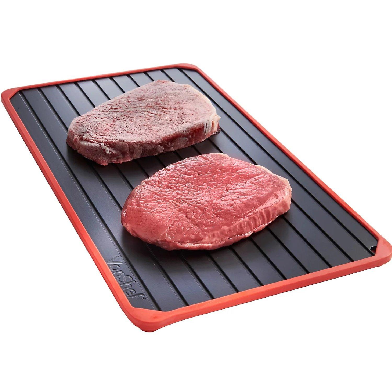 Black - VonShef - - Black Aluminium Defrost Tray - 1