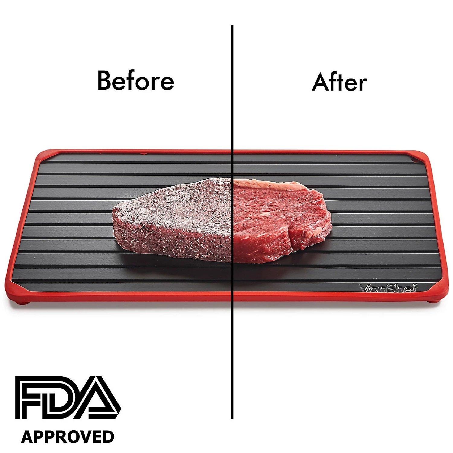 Black - VonShef - VonShef - Black Aluminium Defrost Tray - 3