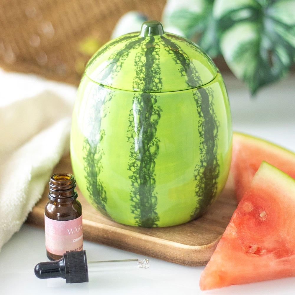 Green - Something Different - Watermelon Oil Burner and Wax Warmer - 2