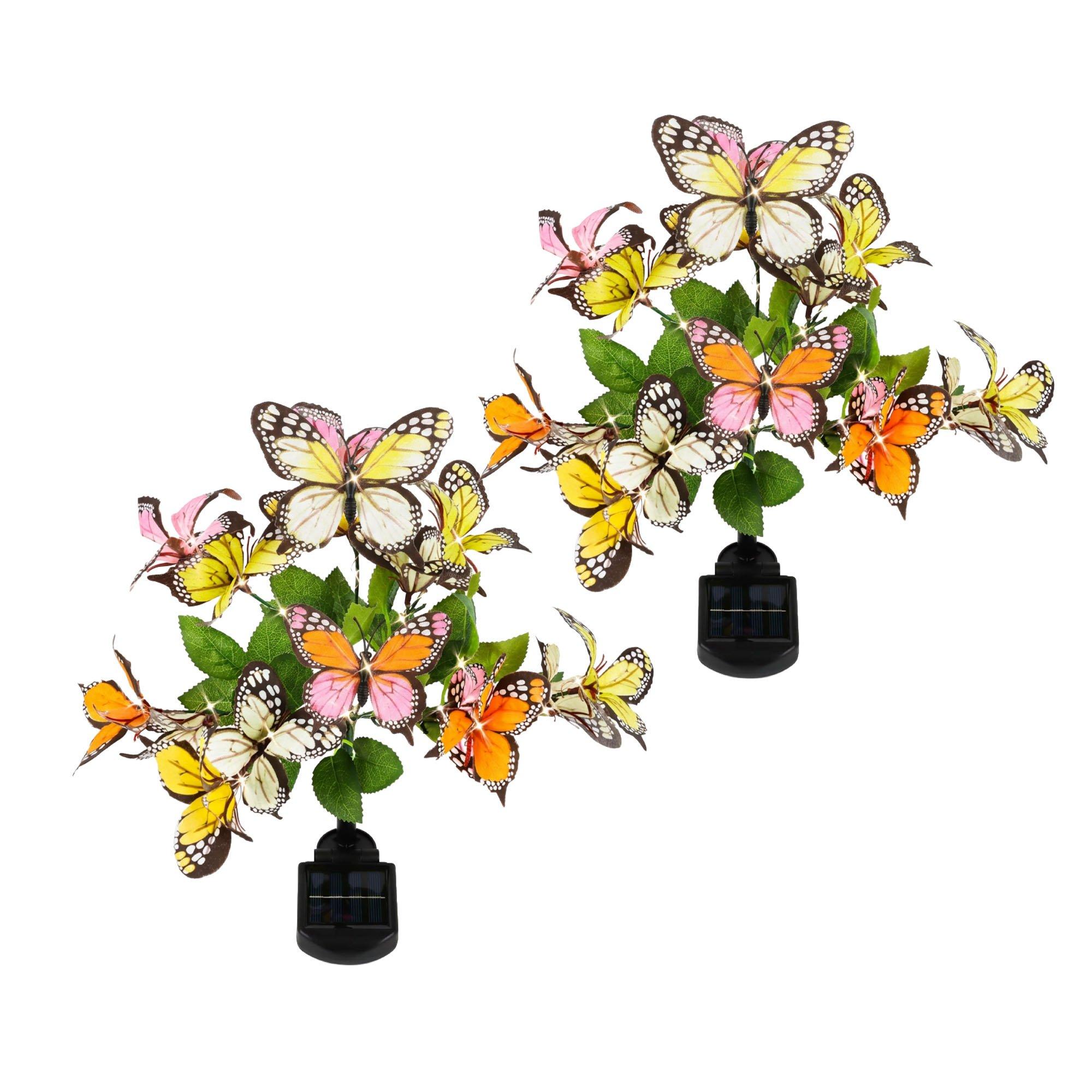 Streetwize  Pack Of 2 Solar Butterfly Decoration Light -  - Pack of 2