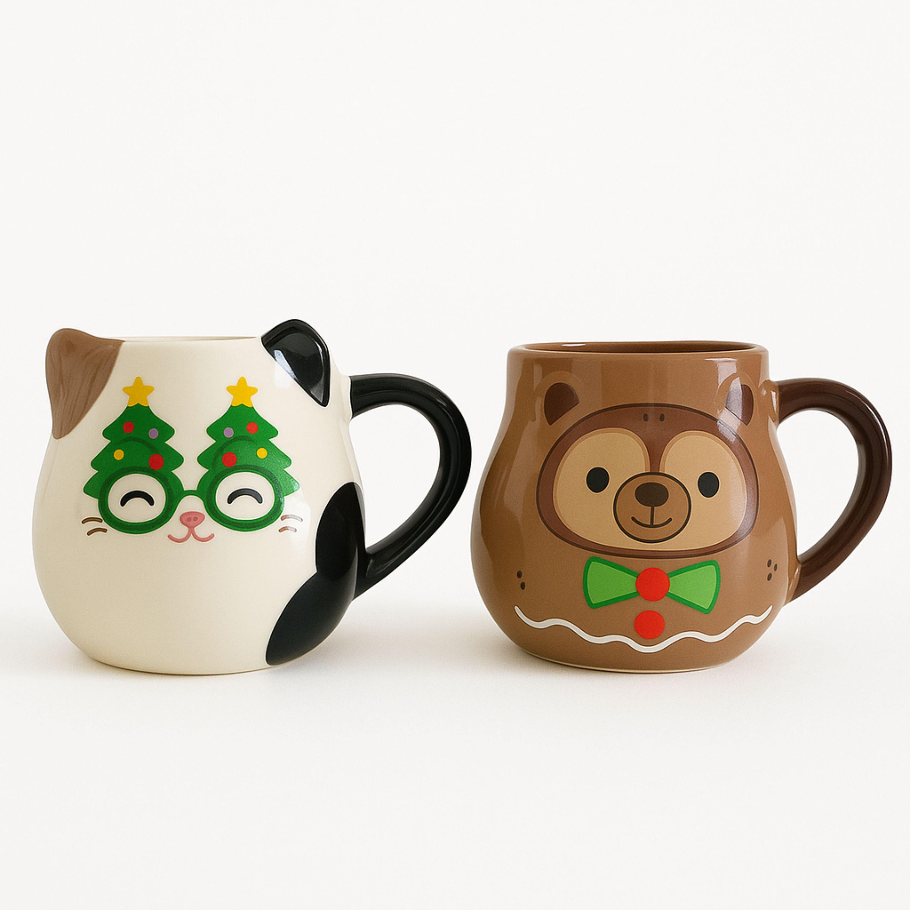 None - Squishmallows - Squishmallows 3D Character Mug Duo