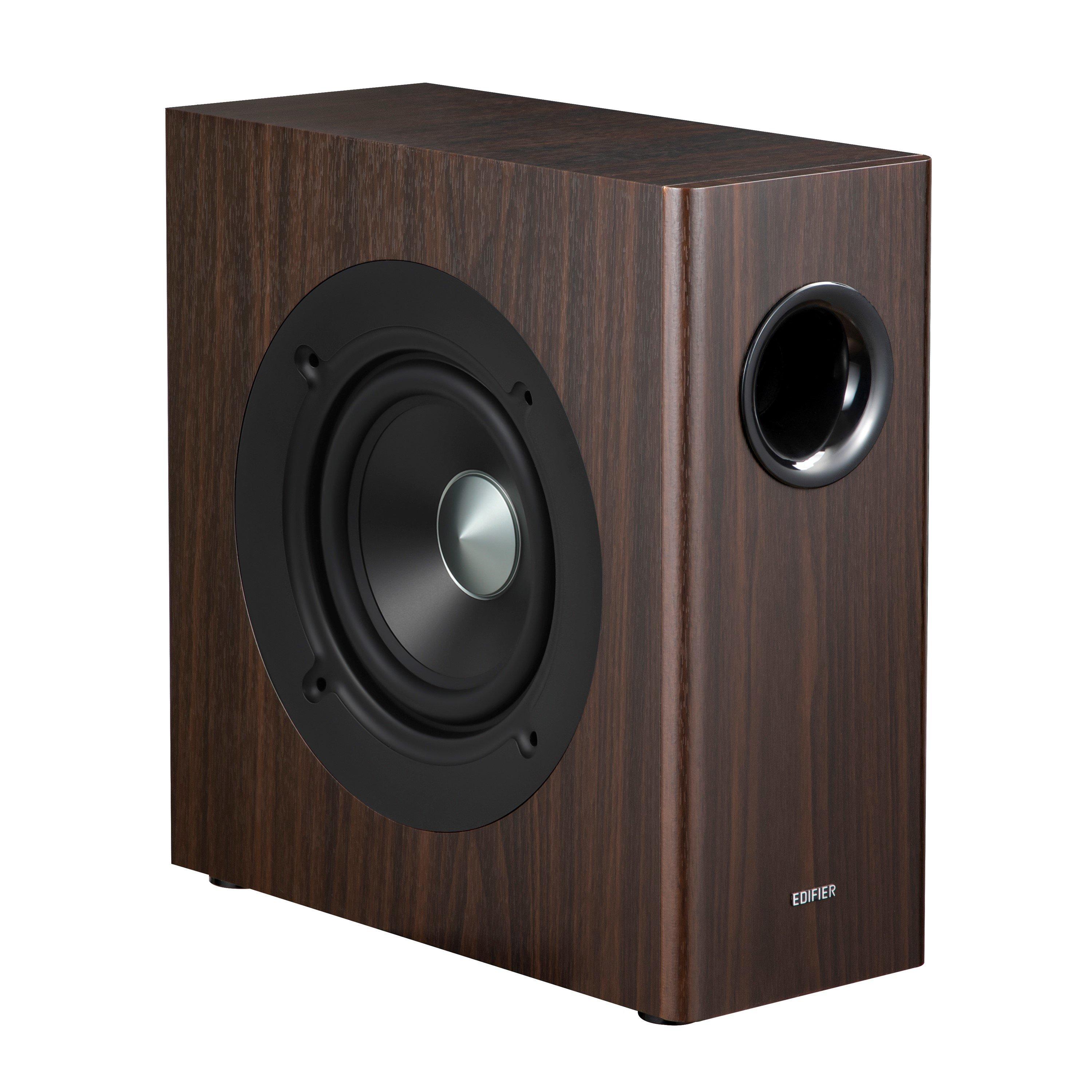 Brown - Edifier - Edifier T5s Powered Subwoofer - Brown - 4