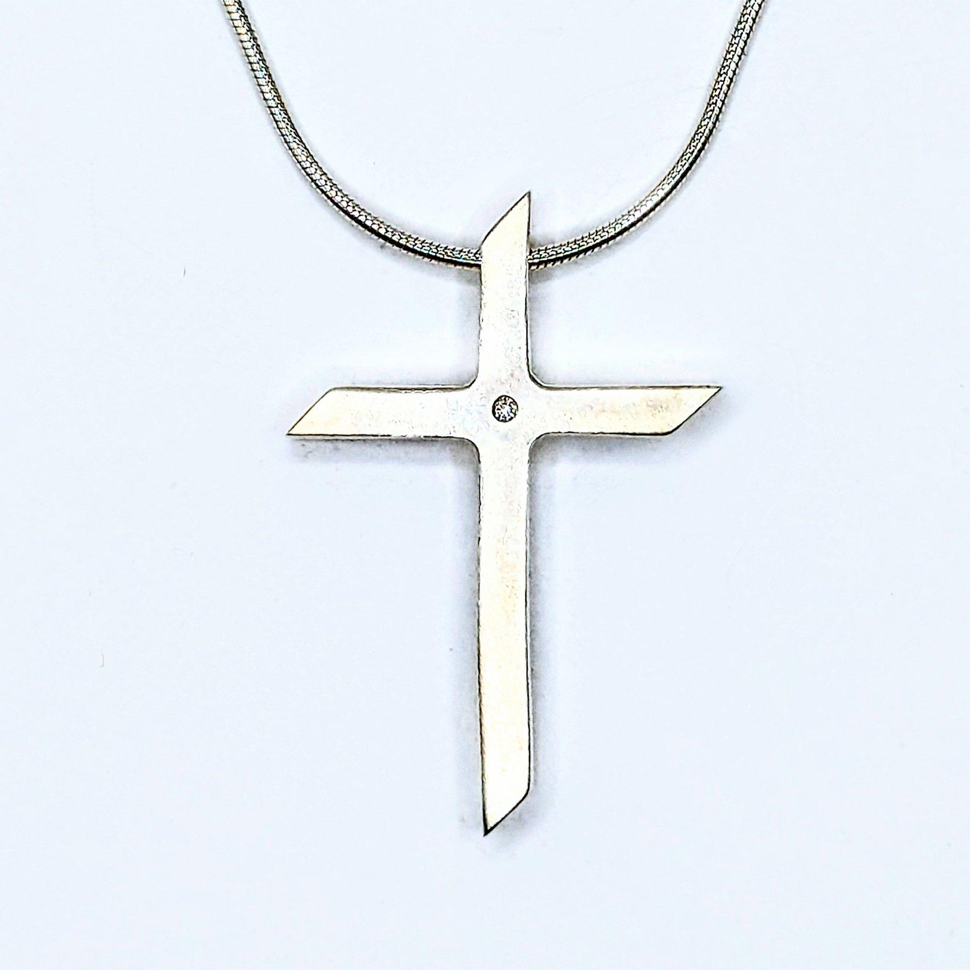 Silver - Espree - Espree Silver and diamond cross