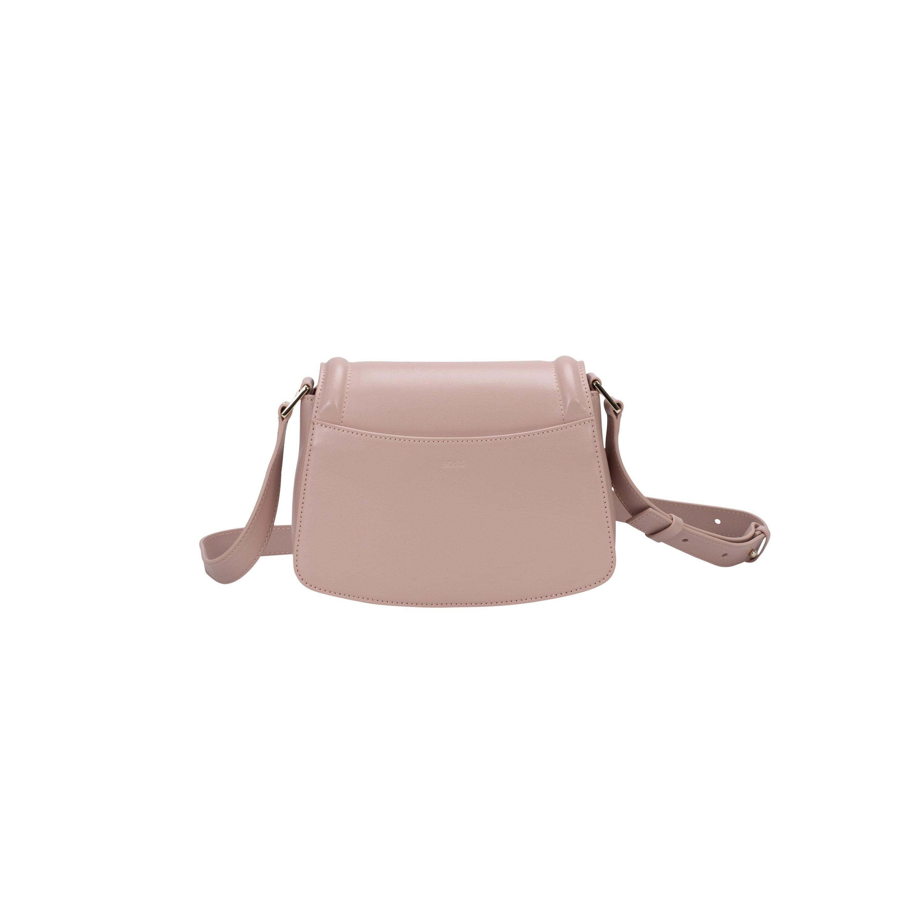 Beige - Boss - Ariell Leather Saddle Bag - 2