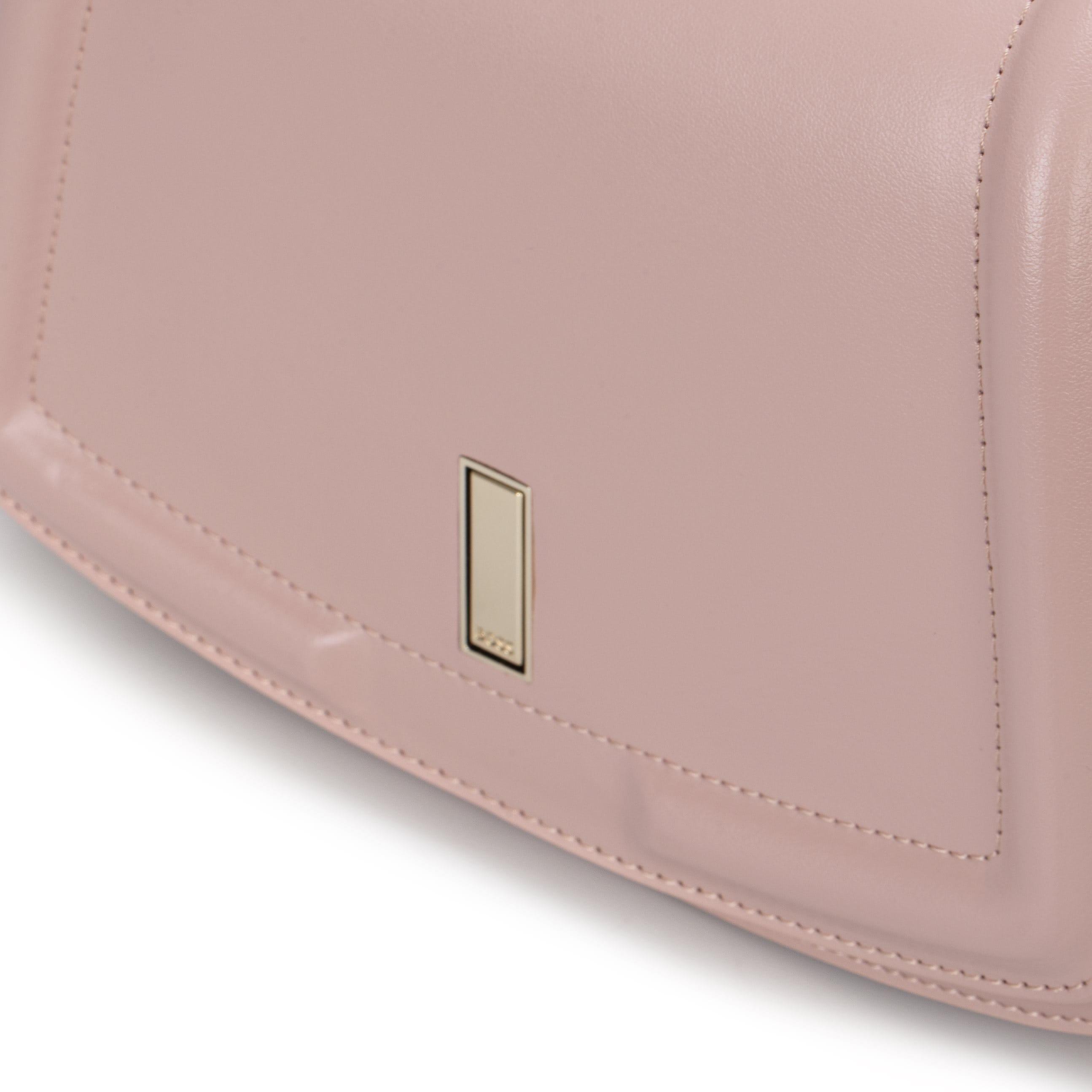 Beige - Boss - Ariell Leather Saddle Bag - 3