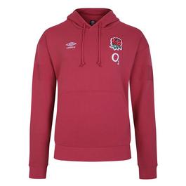 Umbro England Rugby Fleece Hoodie 2023 2024 Adults