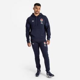 Umbro England Rugby Fleece Hoodie 2023 2024 Adults