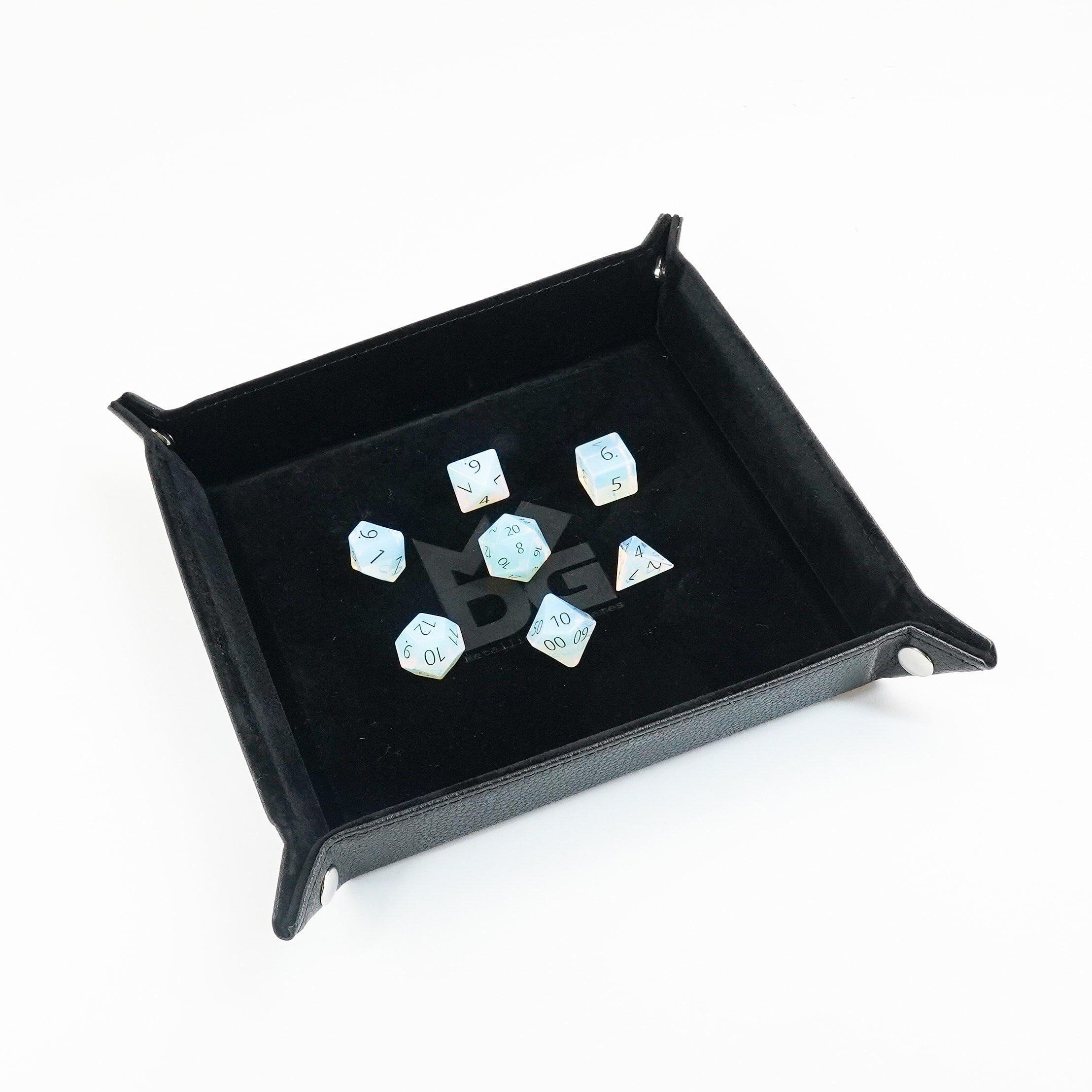 Merchandise - Asmodee - Fold Up Velvet Dice Tray: Black - 2