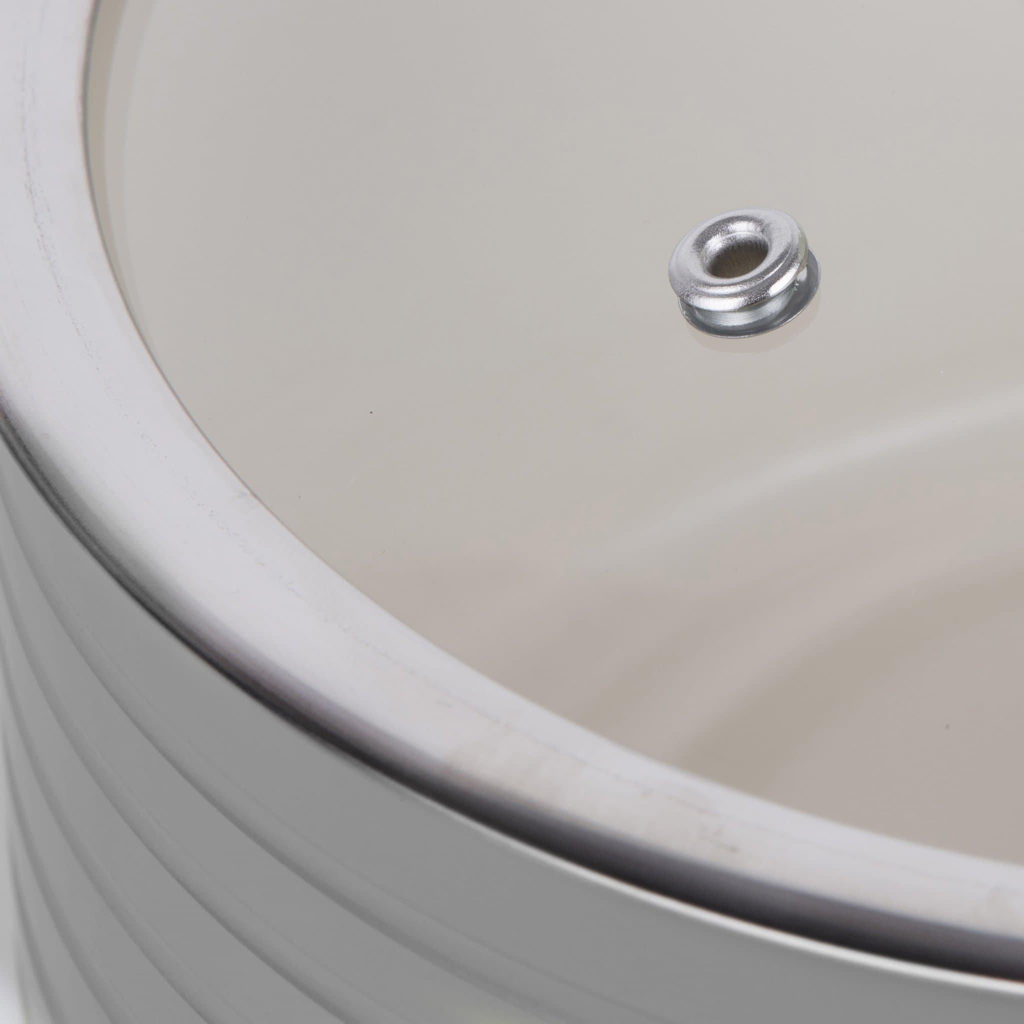 Grey - Swan - Retro 5 Piece Pan Set Grey - 7