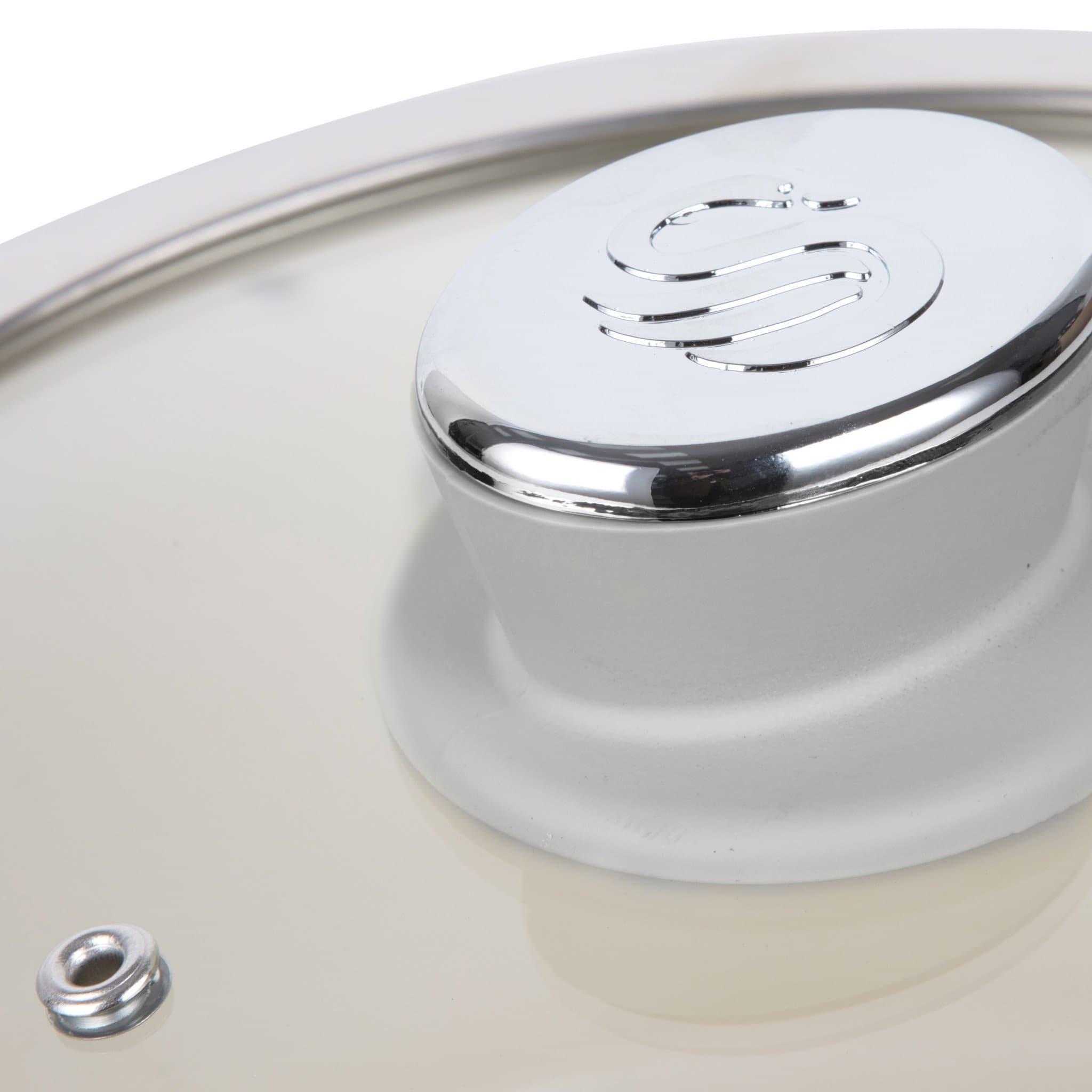 Grey - Swan - Retro 5 Piece Pan Set Grey - 8