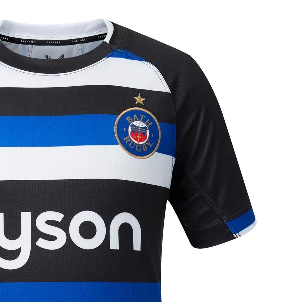 Caviar/Surf - Castore - Mens Bath Rugby Home Shirt 2026/2027 - 3