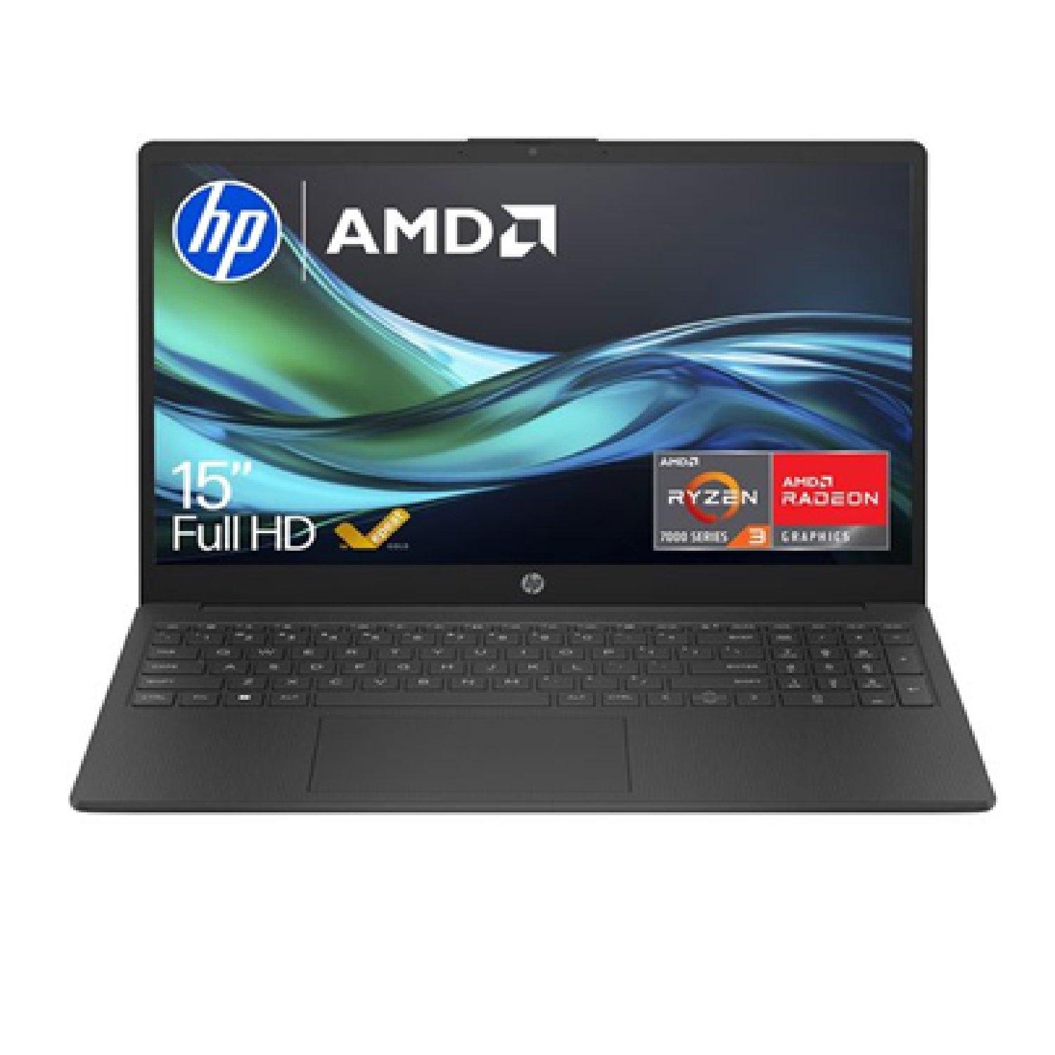 Black - HP - 15-fc0536sa 15.6 Laptop - AMD Ryzen 3 256 GB Je - 1
