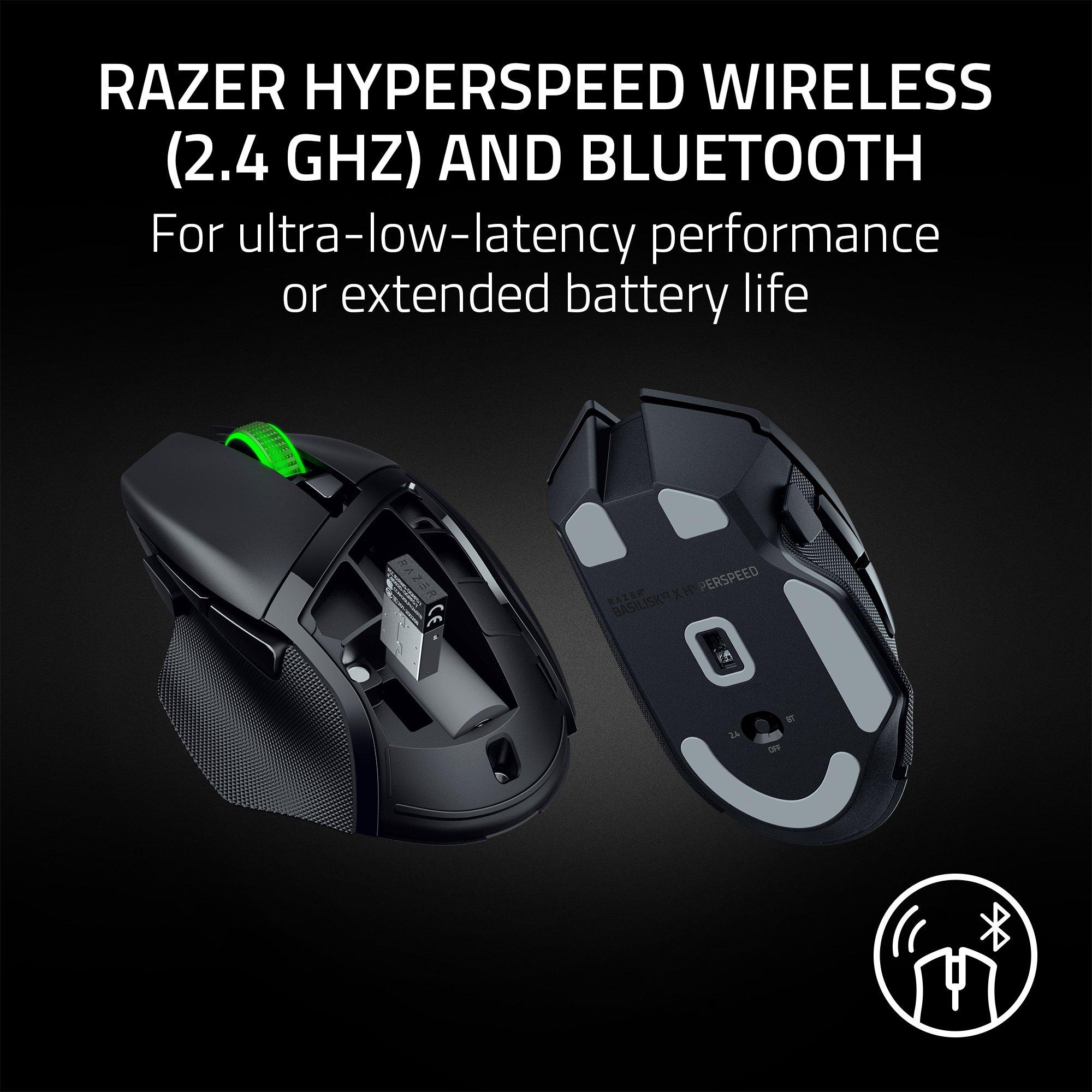 Black - Razer - Razer Basilisk V3 X Hyperspeed Wireless Mouse - 3
