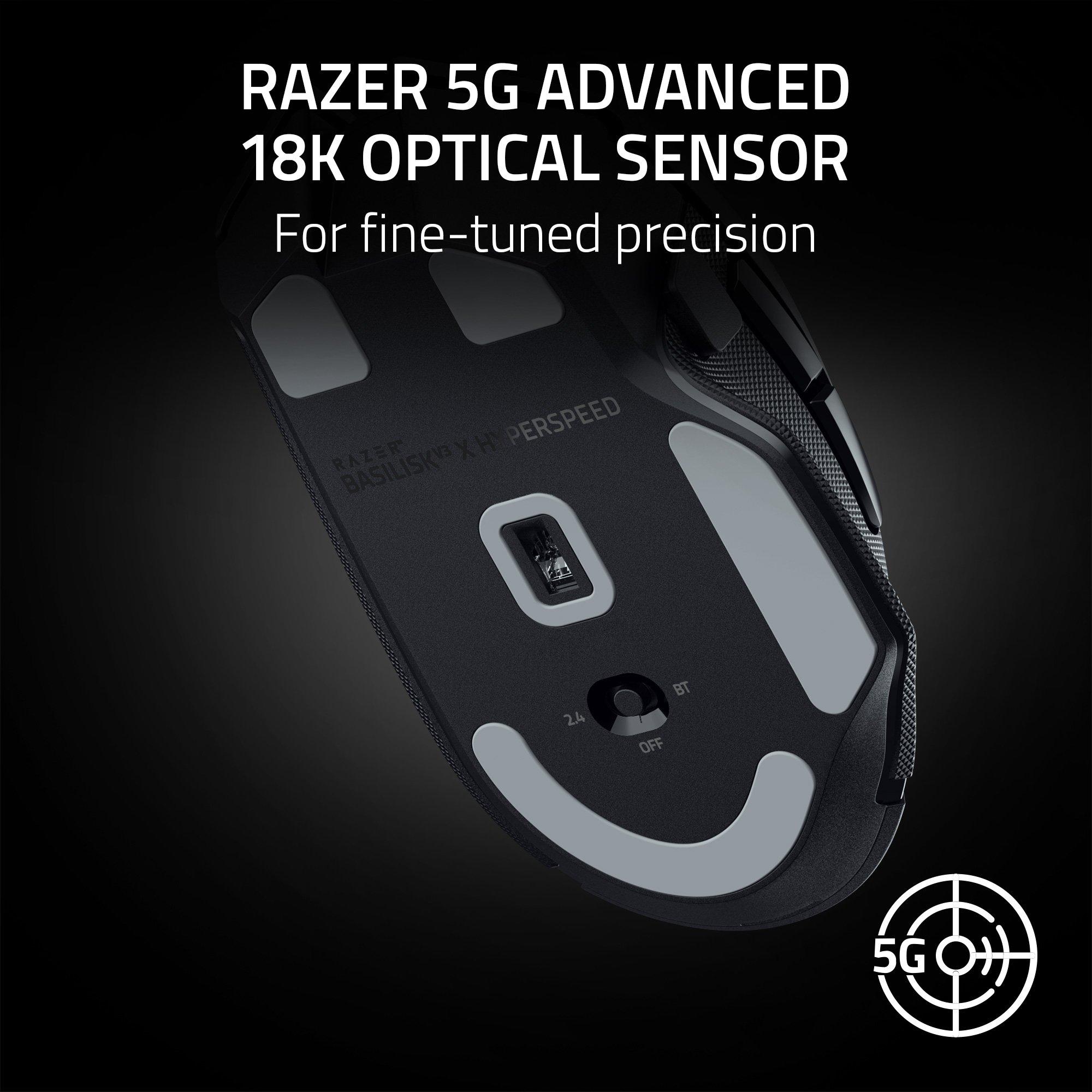 Black - Razer - Razer Basilisk V3 X Hyperspeed Wireless Mouse - 5