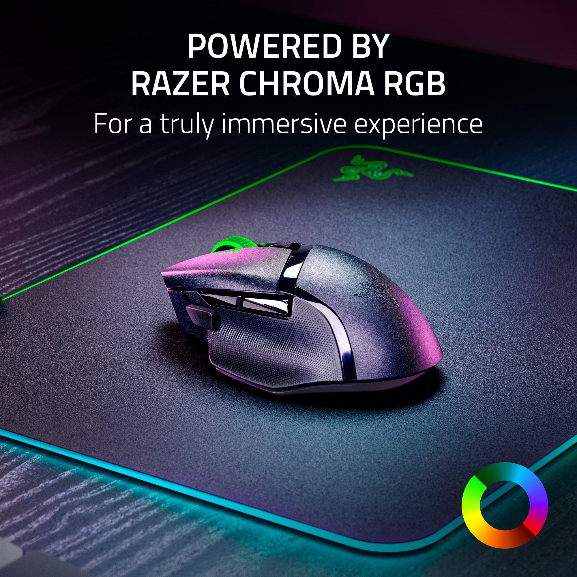 Black - Razer - Razer Basilisk V3 X Hyperspeed Wireless Mouse - 7