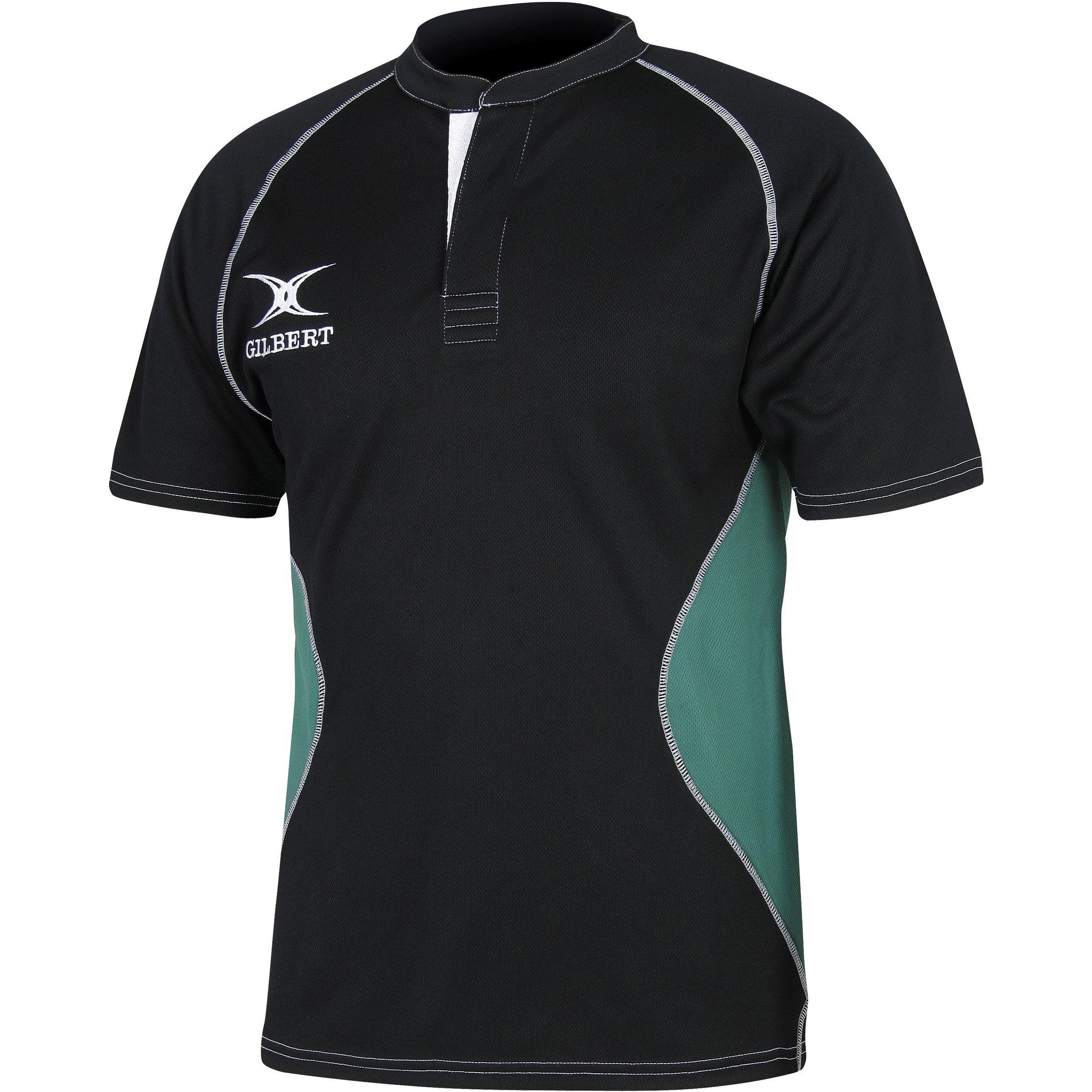 Black/Green - Gilbert - Unisex Kids' Short Sleeve Performance T-Shirt