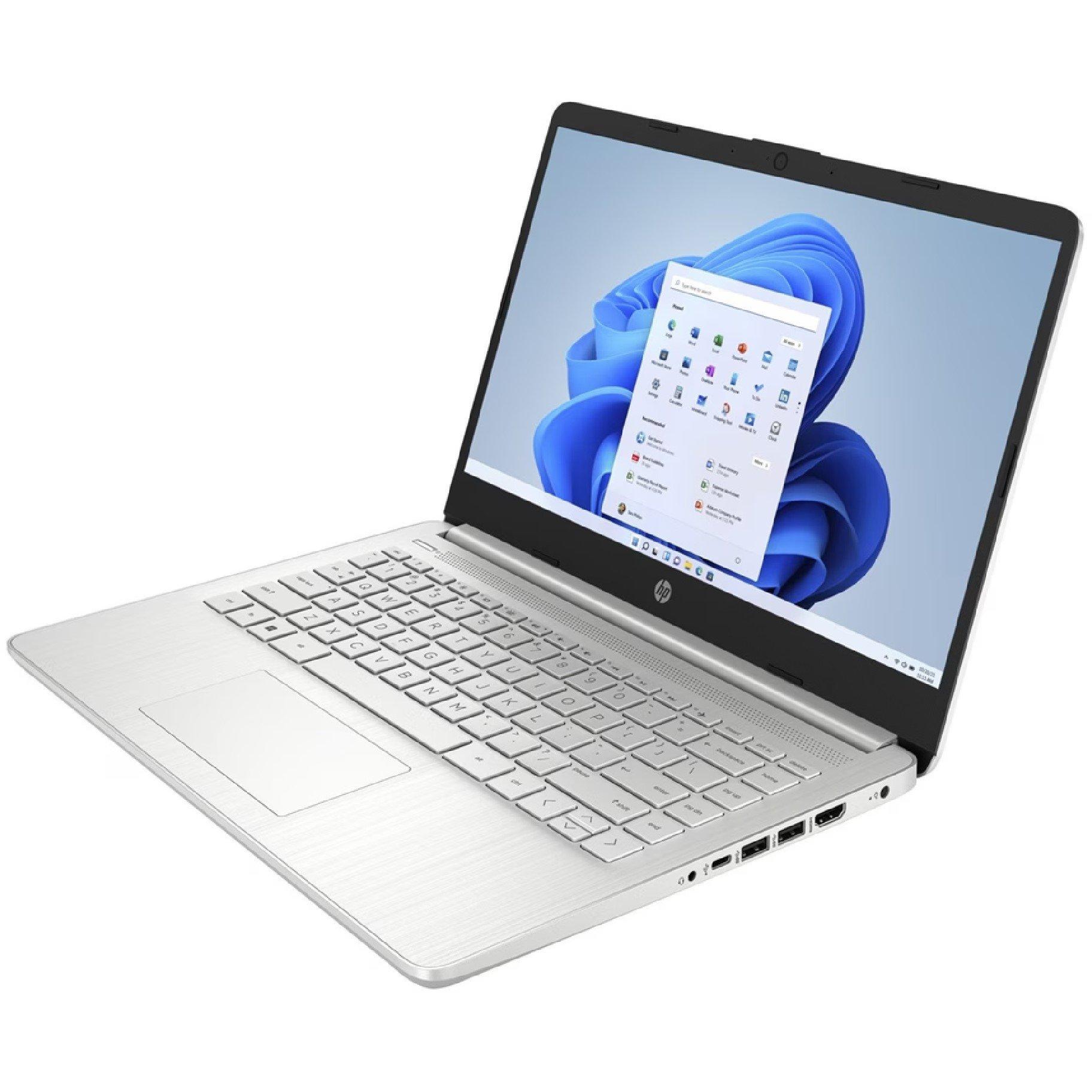 Silver - HP - HP 14 Intel i3 8GB 256GB Win 11 Home - 4