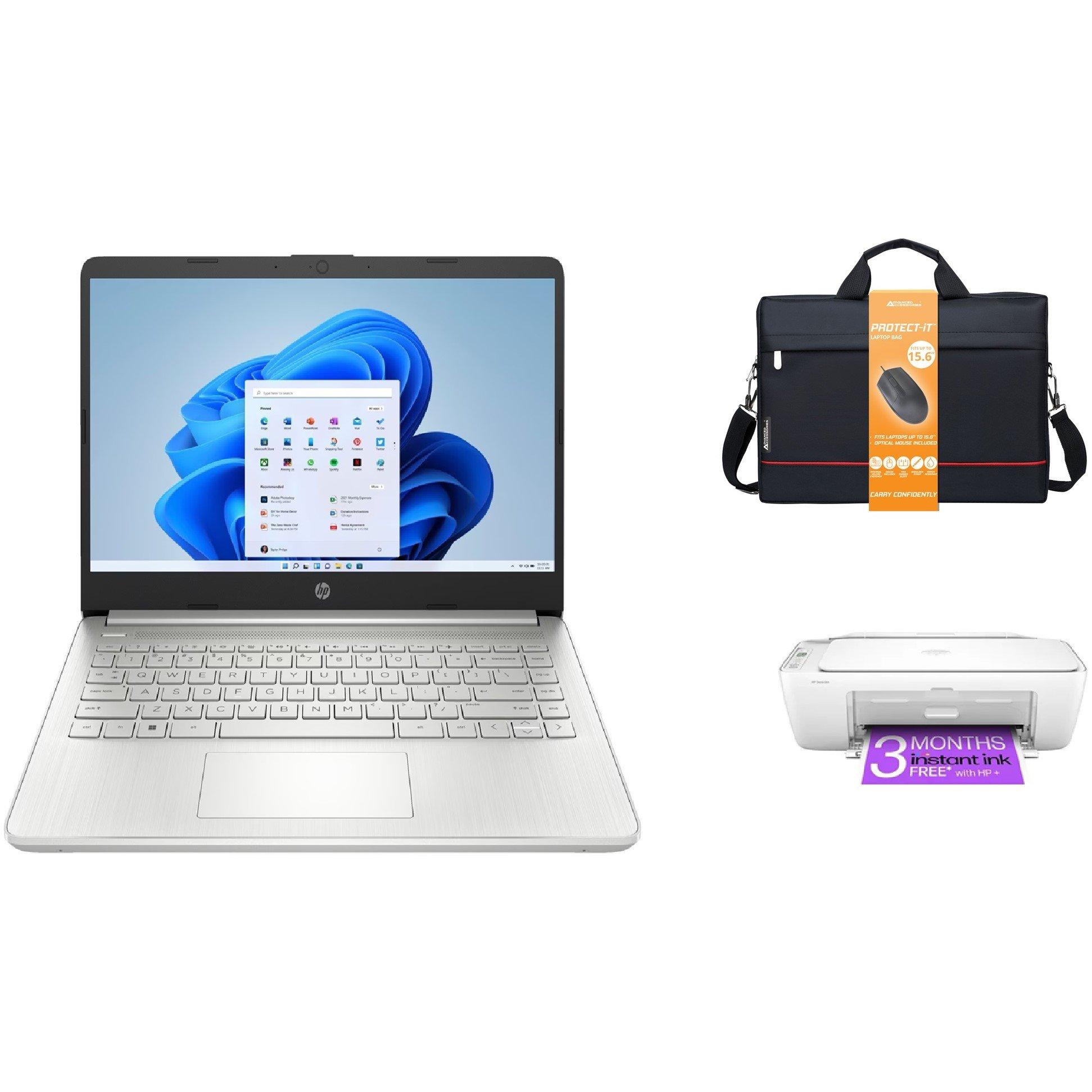 Silver - HP - HP 14 Intel i3 8GB 256GB Win 11 Home - 8