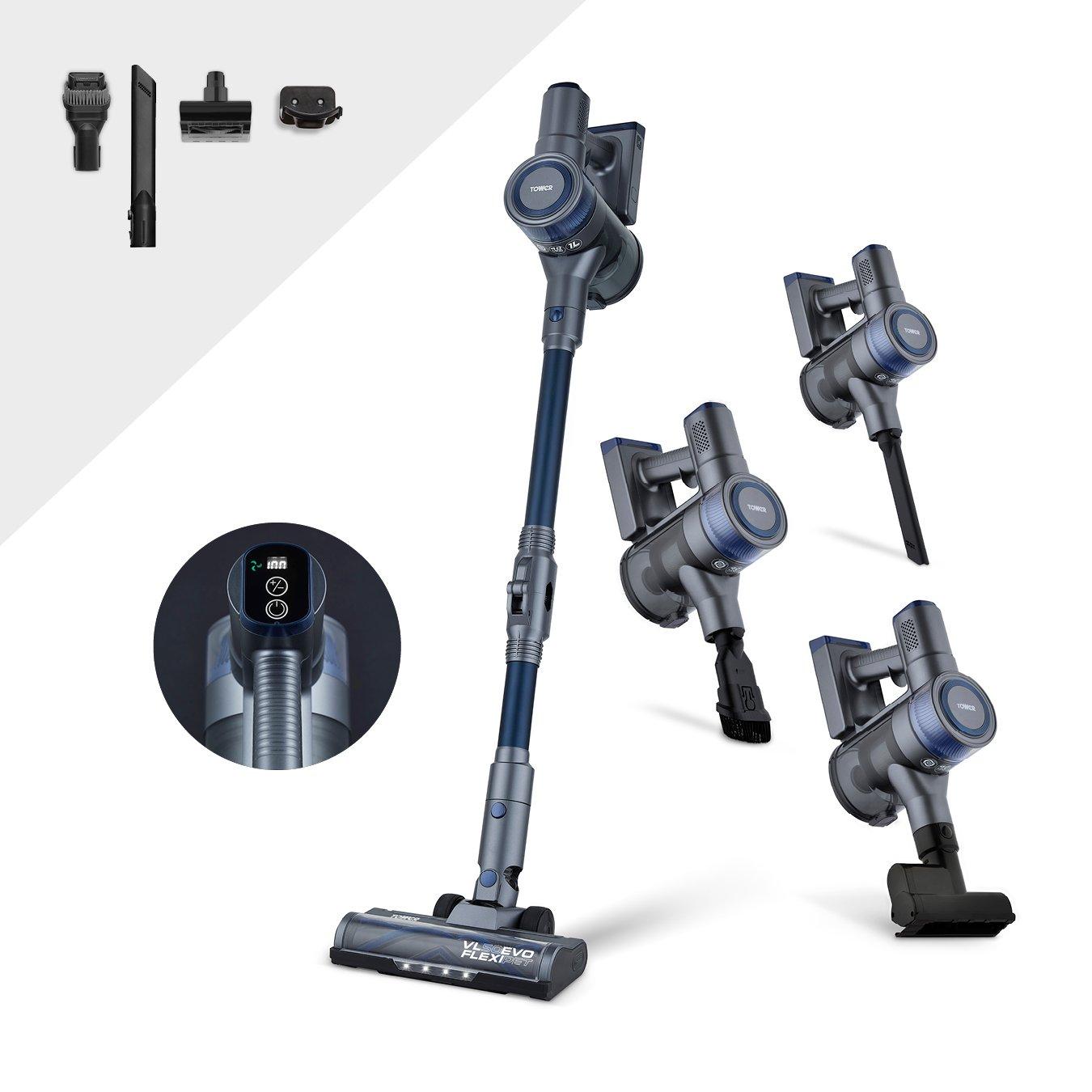Blue - Tower - VL50 EVO Flexi-Pet 22.2V Cordless Vac 3-IN-1 - 1
