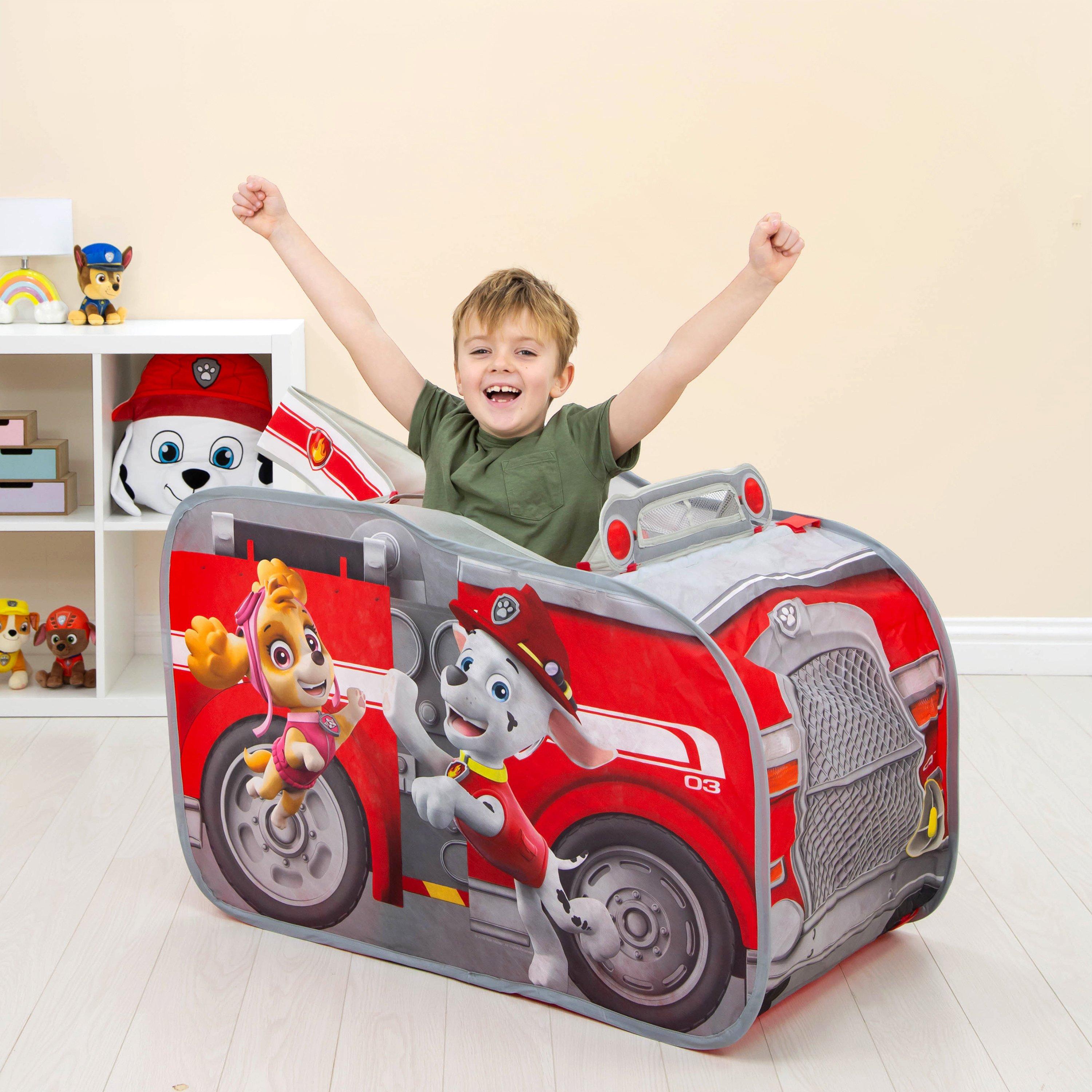 Paw Patrol  Kids Fire Engine Pop Up Play Tent - 