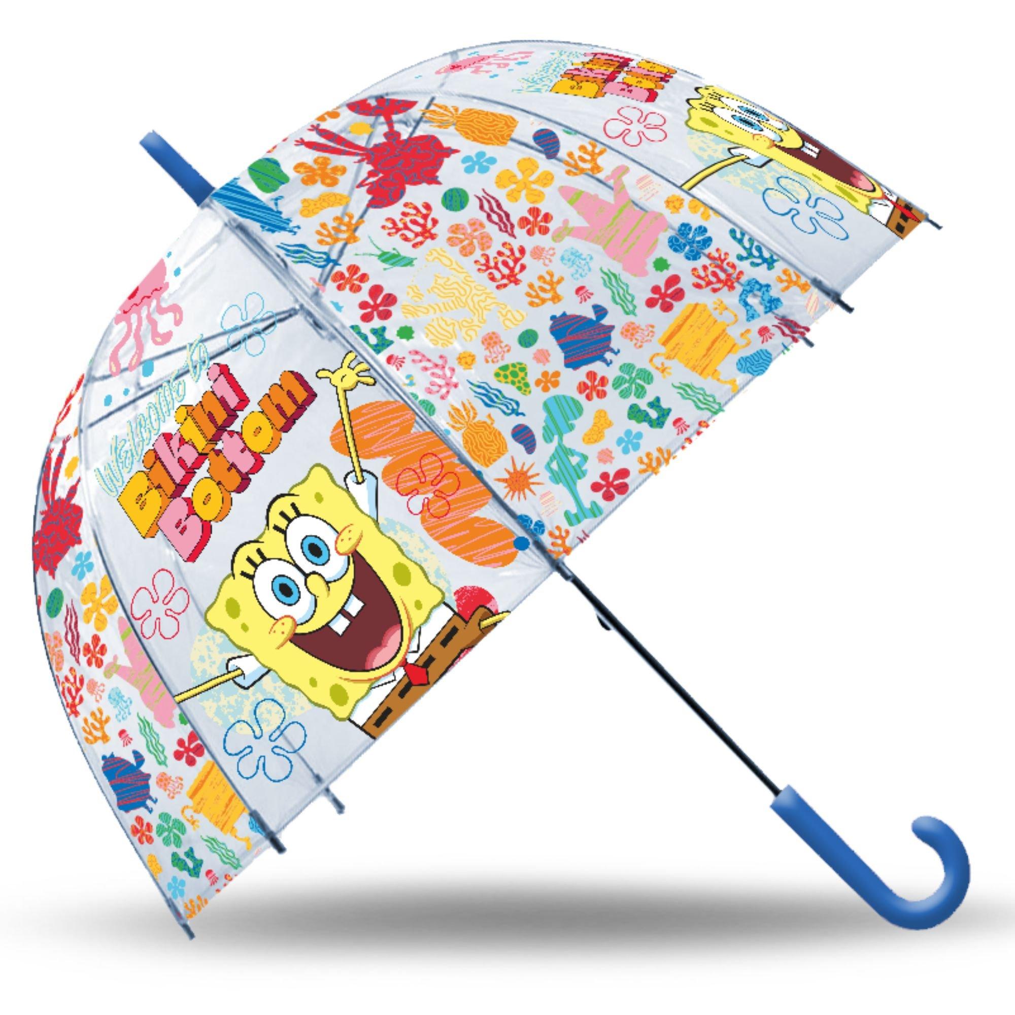 Blue - SpongeBob Squarepants - SpongeBob Bell Umbrella 46cm - 1