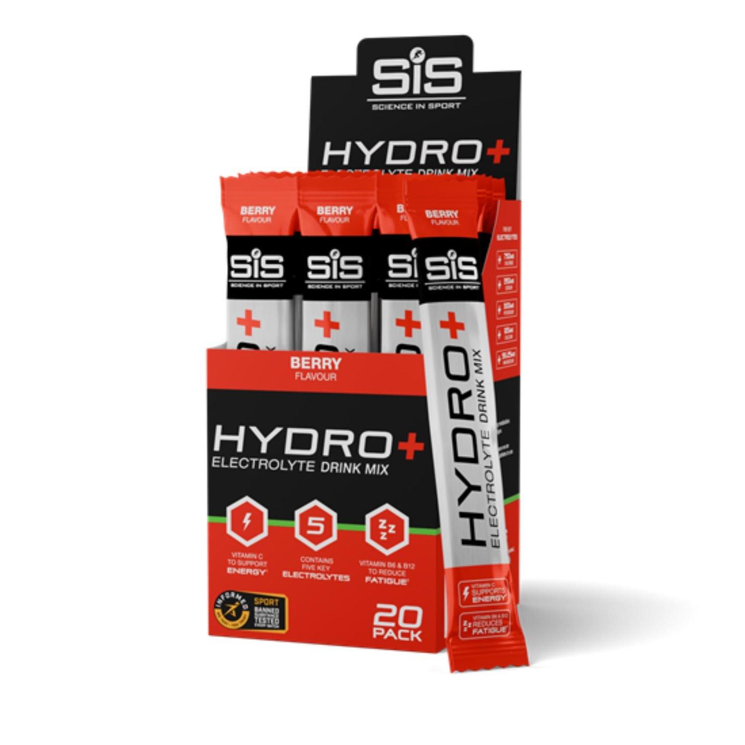 Sis  Hydro+ Electrolyte Drink Mix - ( 20 X 4.5G Sti - Berry - Pack of 20