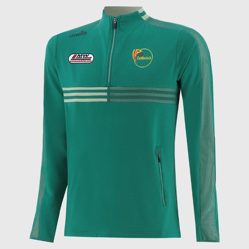 Teal/Med/Navy - ONeills - Carlow Nepal Half Zip Top Junior - 1