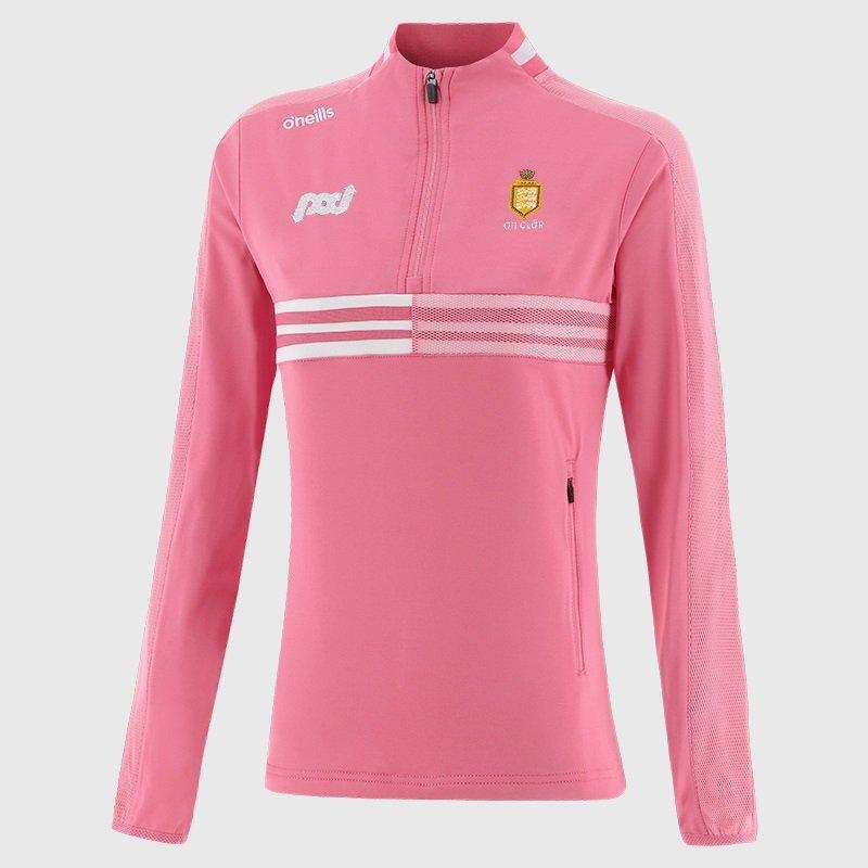 Pink/Pink/White - ONeills - Clare Nepal Half Zip Top Girls - 1