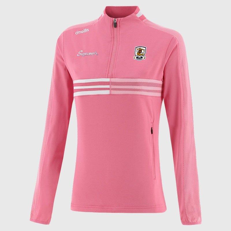 Pink/Pink/White - ONeills - Galway Nepal Half Zip Top Girls - 1