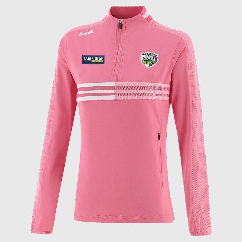 Pink/Pink/White - ONeills - Laois Nepal Half Zip Top Girls