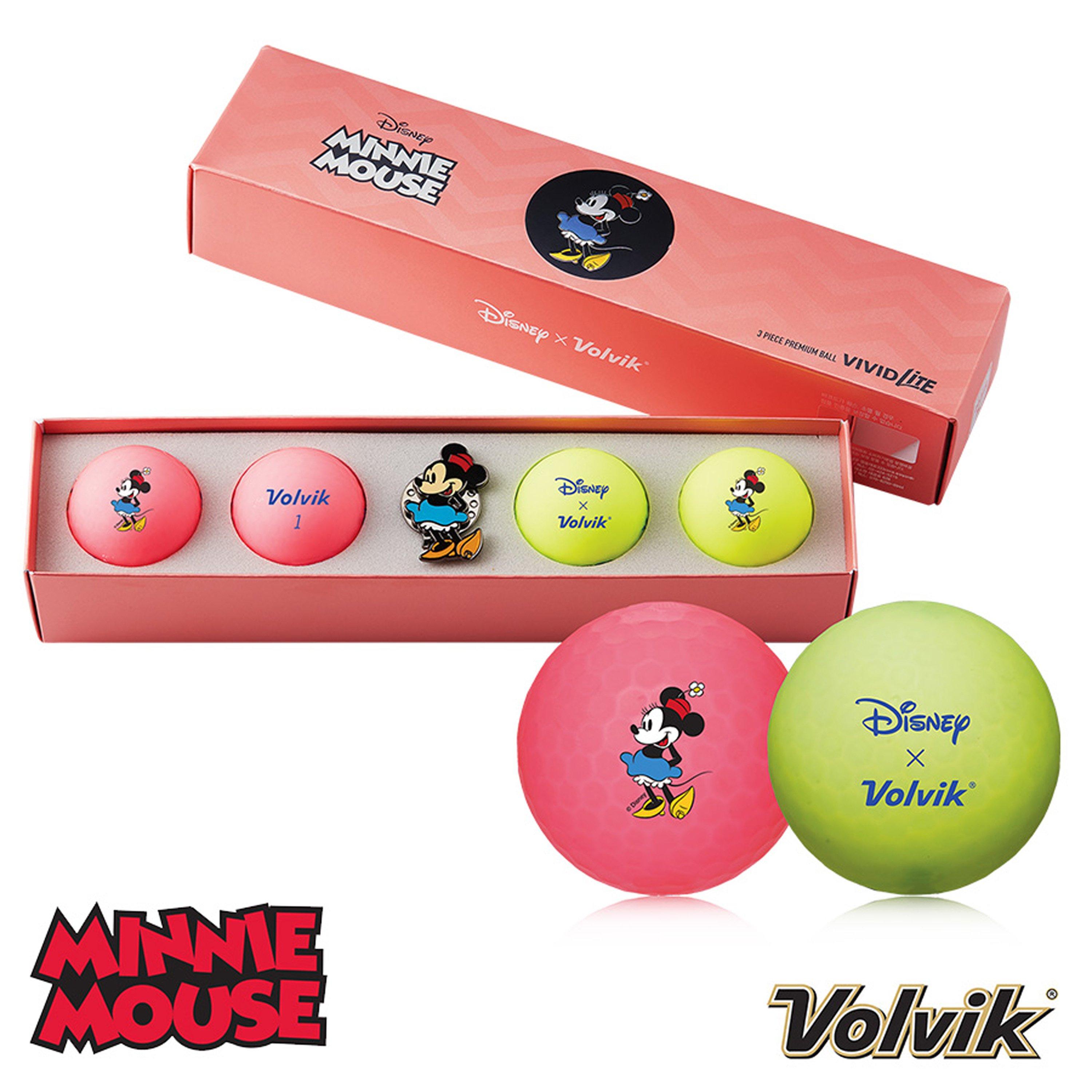 Minnie Mouse - Volvik - Disney Vivid Lite Goll Balls - 1