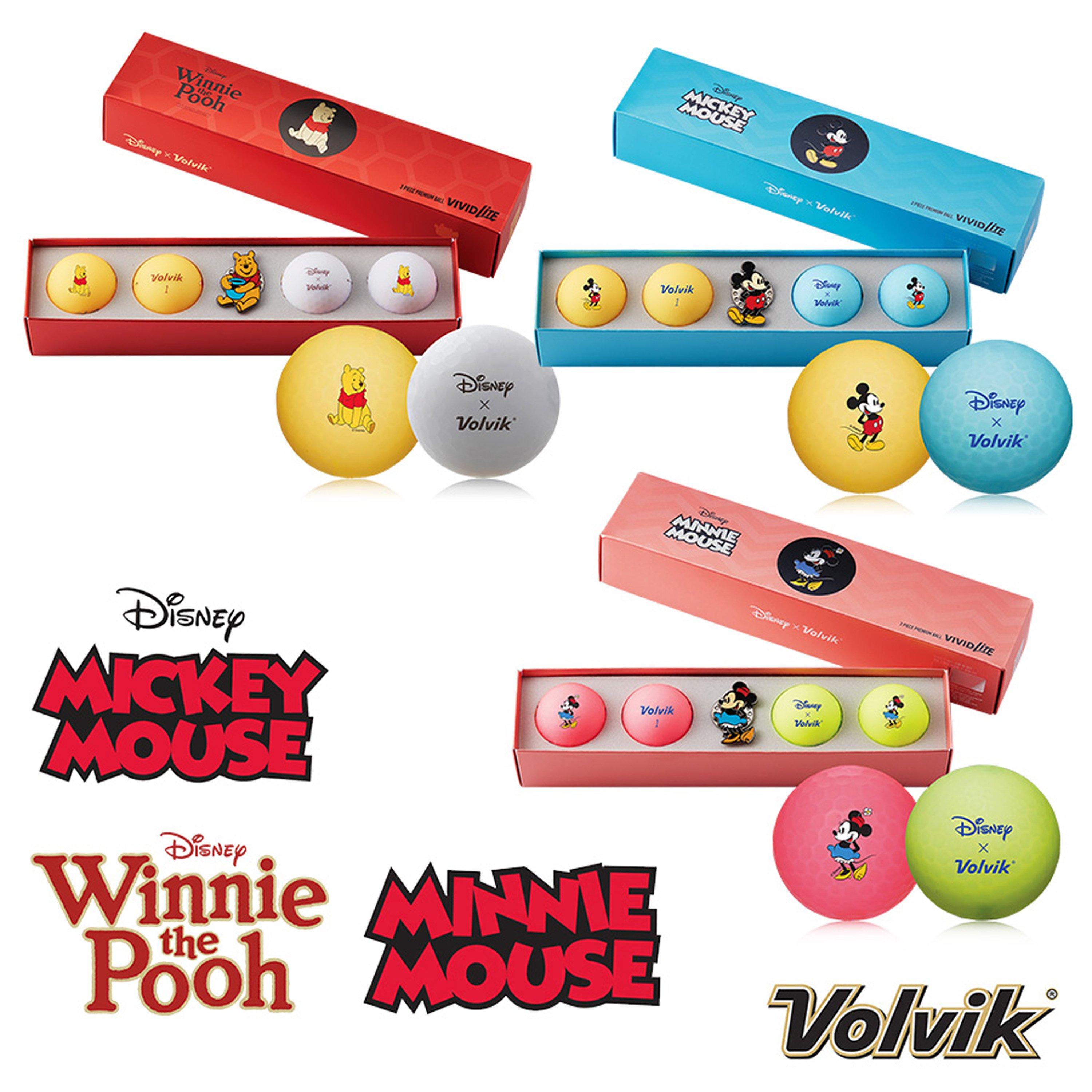 Minnie Mouse - Volvik - Disney Vivid Lite Goll Balls - 2