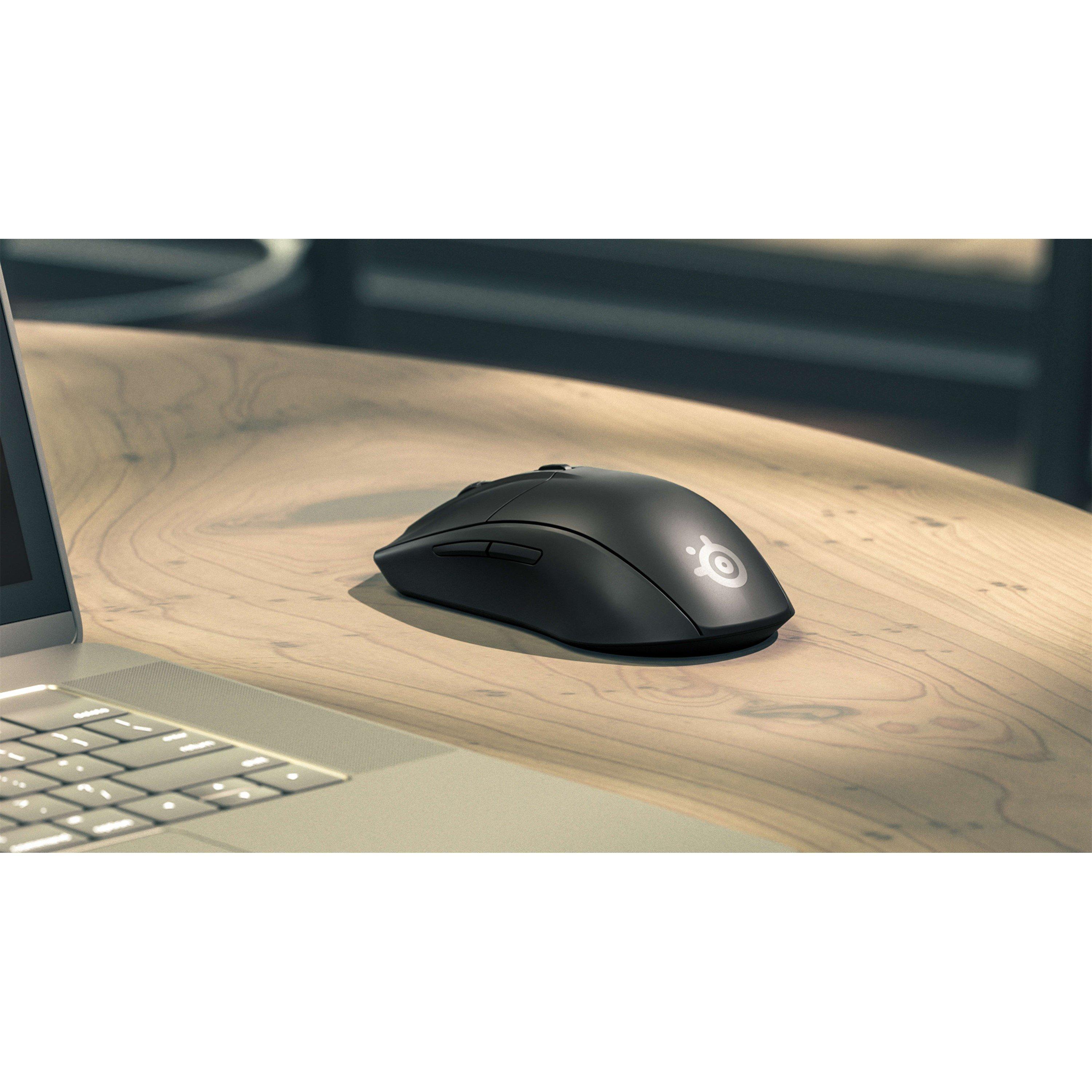 Black - SteelSeries - Rival 3 Wireless Mouse - 6