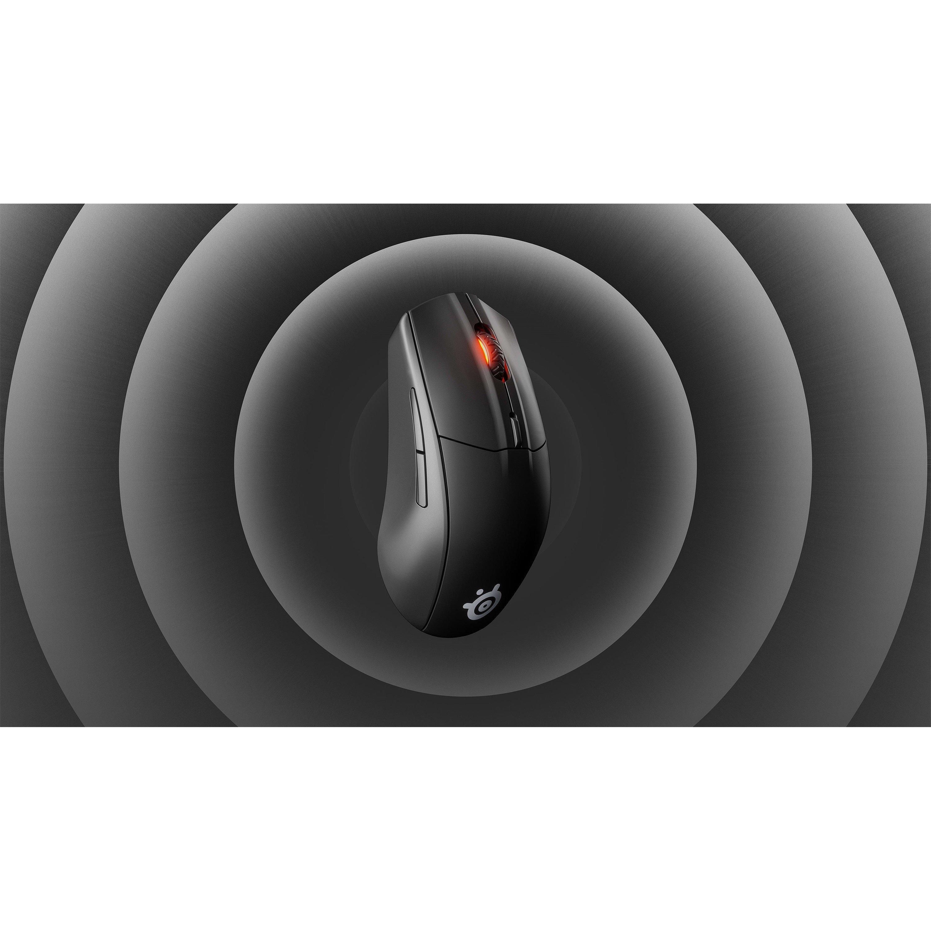 Black - SteelSeries - Rival 3 Wireless Mouse - 7