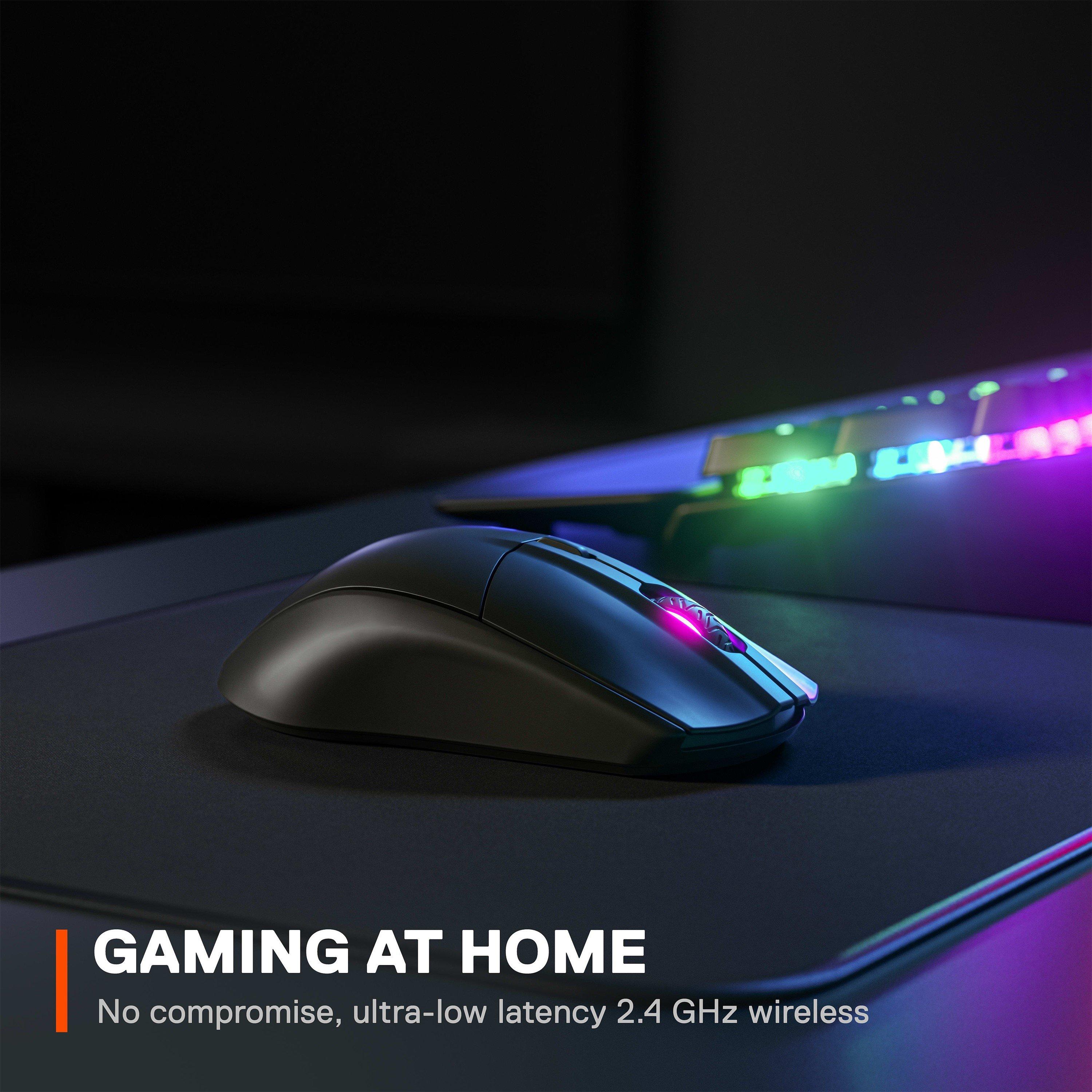 Black - SteelSeries - Rival 3 Wireless Mouse - 10
