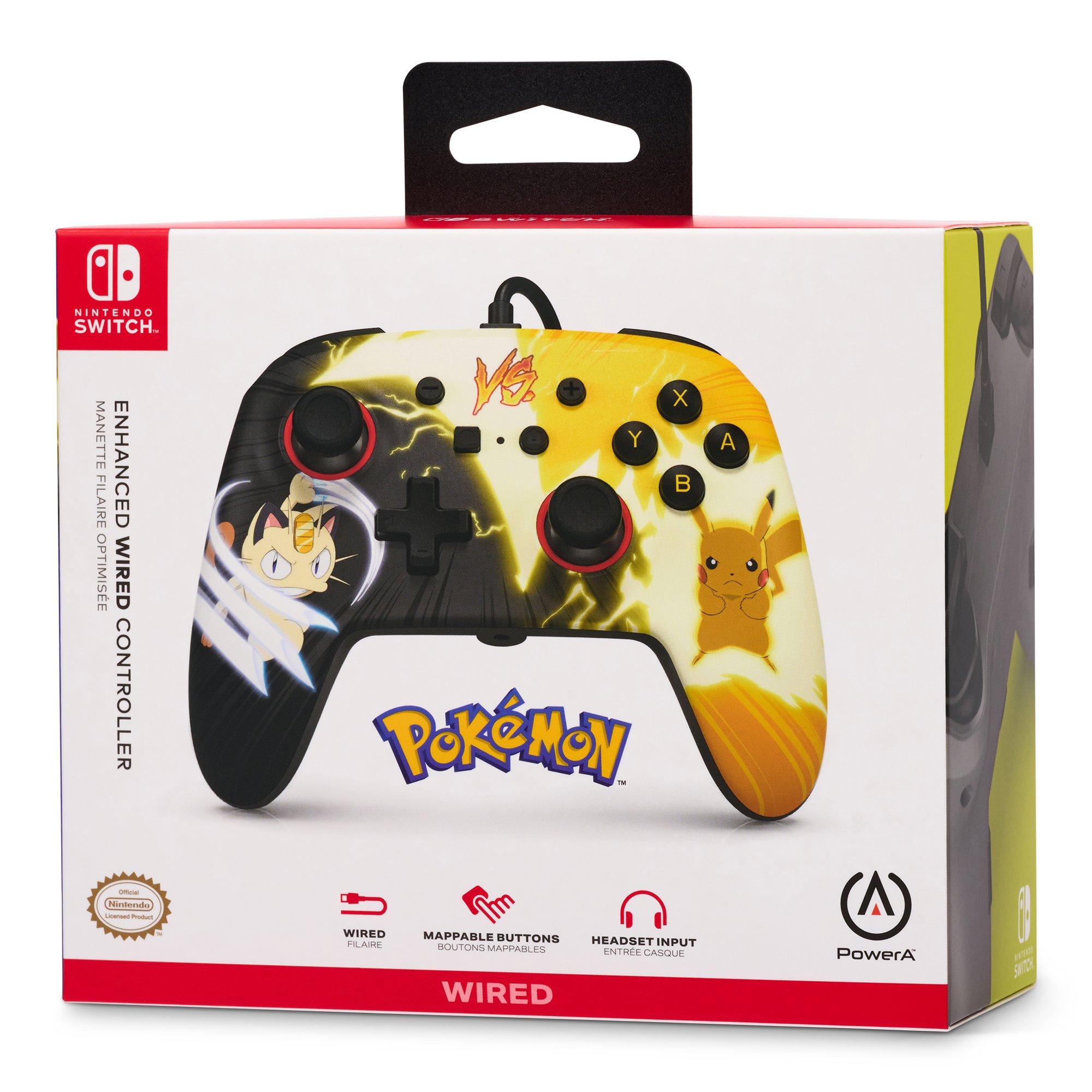 PikachuVSMeowth - PowerA - Enhanced Wired Controller for Nintendo Switch - Pokémon: Pikachu vs. Meowth - 11