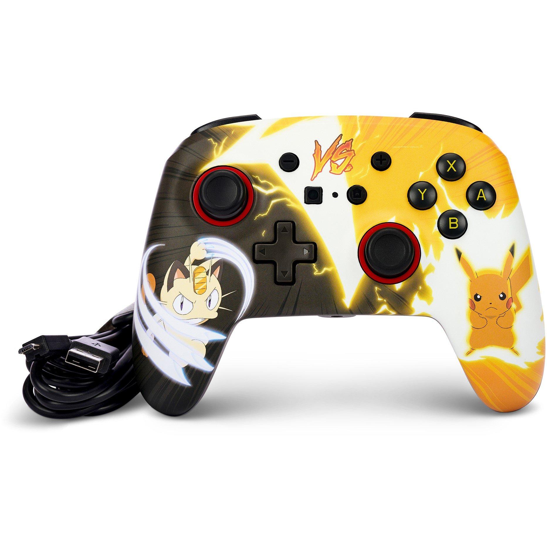 PikachuVSMeowth - PowerA - Enhanced Wired Controller for Nintendo Switch - Pokémon: Pikachu vs. Meowth - 3
