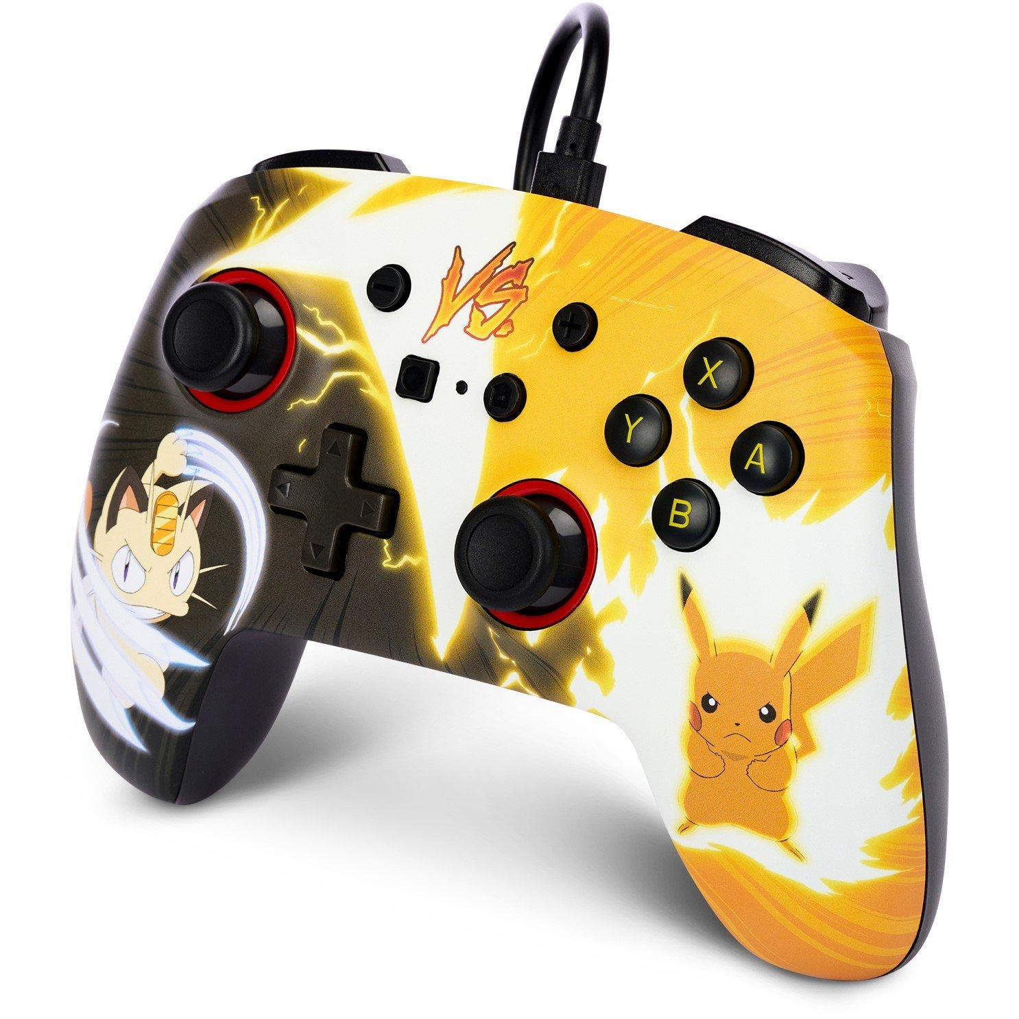 PikachuVSMeowth - PowerA - Enhanced Wired Controller for Nintendo Switch - Pokémon: Pikachu vs. Meowth - 4