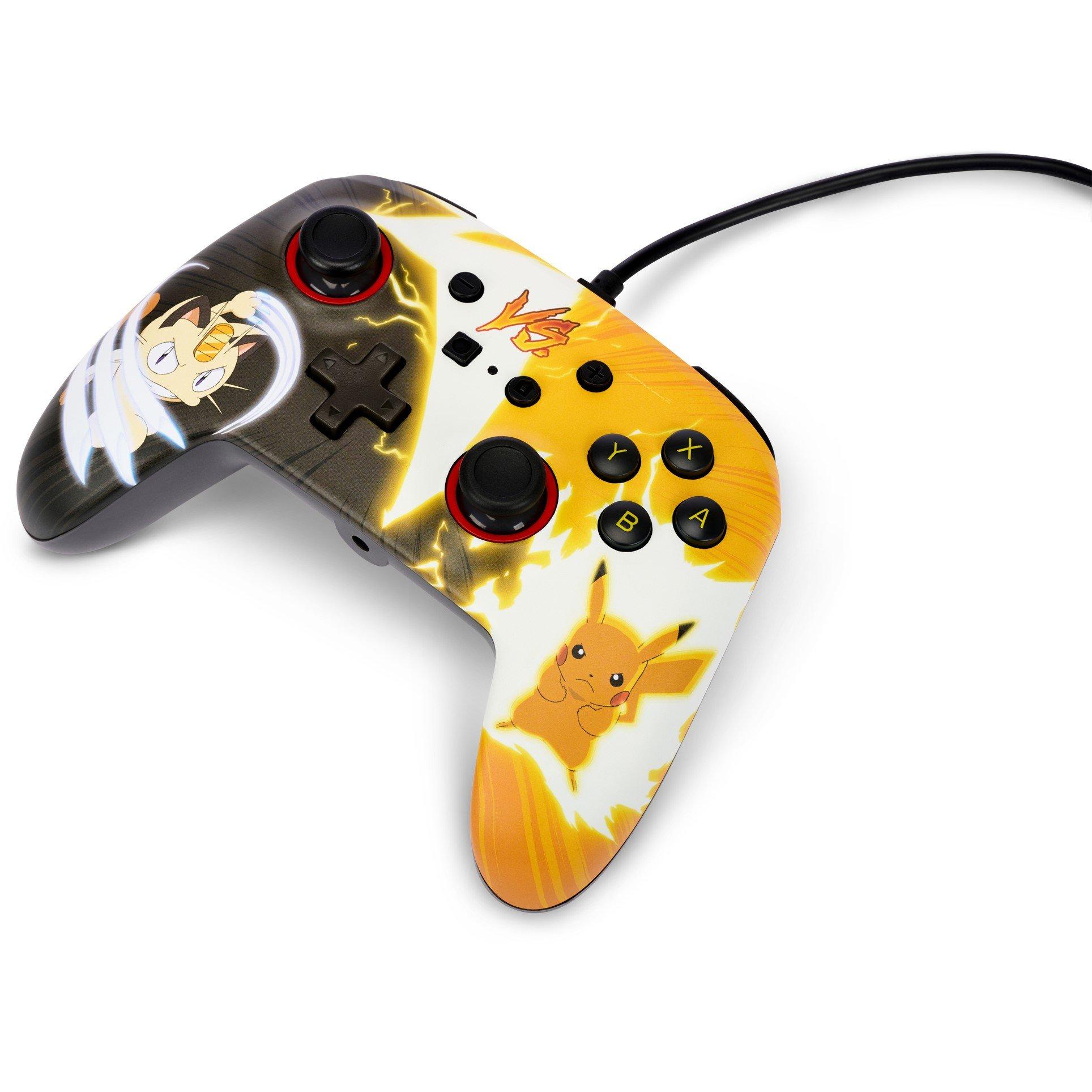 PikachuVSMeowth - PowerA - Enhanced Wired Controller for Nintendo Switch - Pokémon: Pikachu vs. Meowth - 5