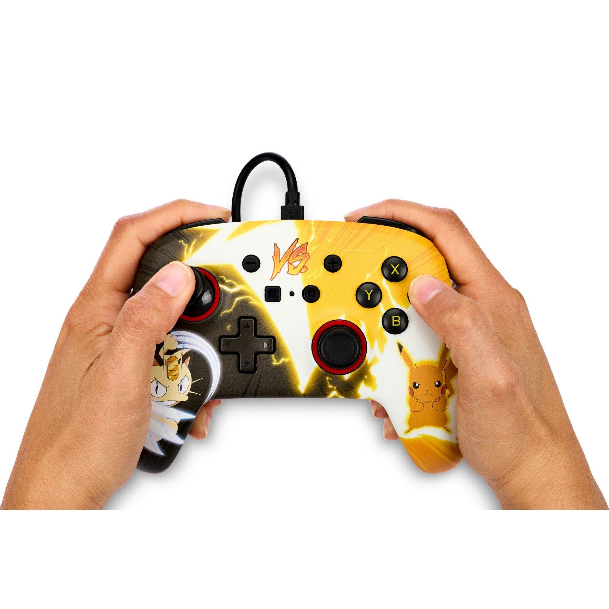 PikachuVSMeowth - PowerA - Enhanced Wired Controller for Nintendo Switch - Pokémon: Pikachu vs. Meowth - 6