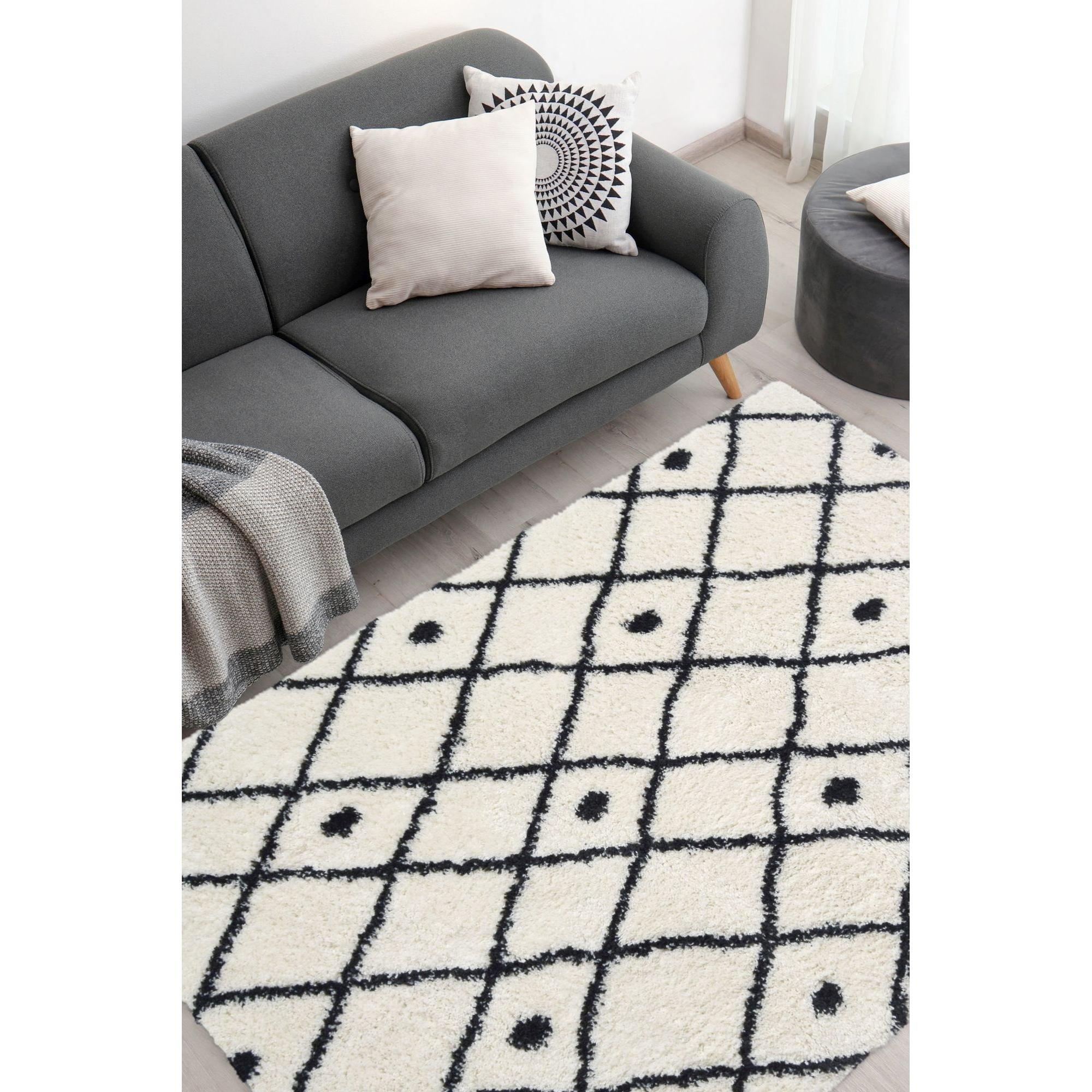 Homemaker  Snuggly Nomadic Rug White - 160x230cm