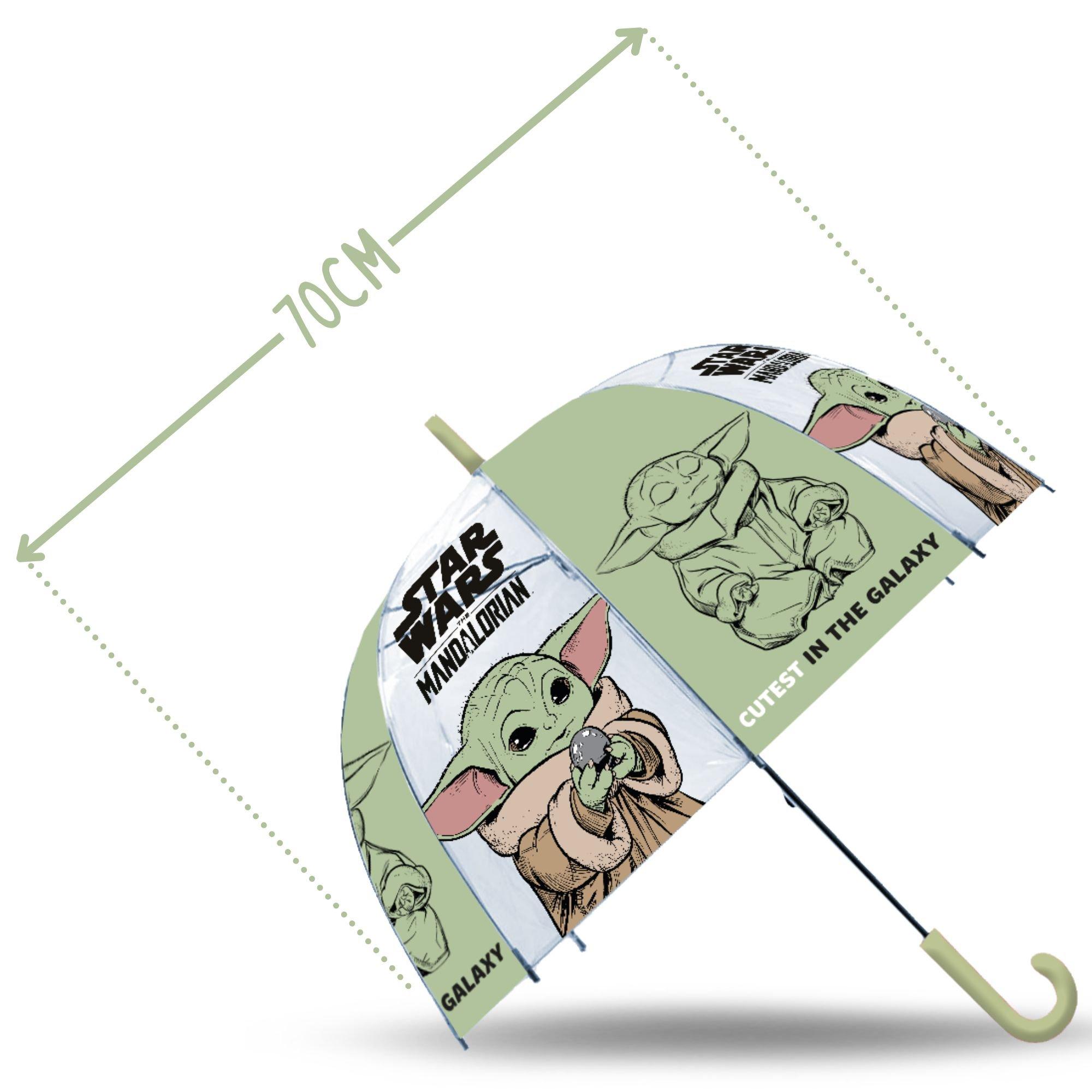Green - The Mandalorian - Grogu Bell Umbrella 46cm - 2
