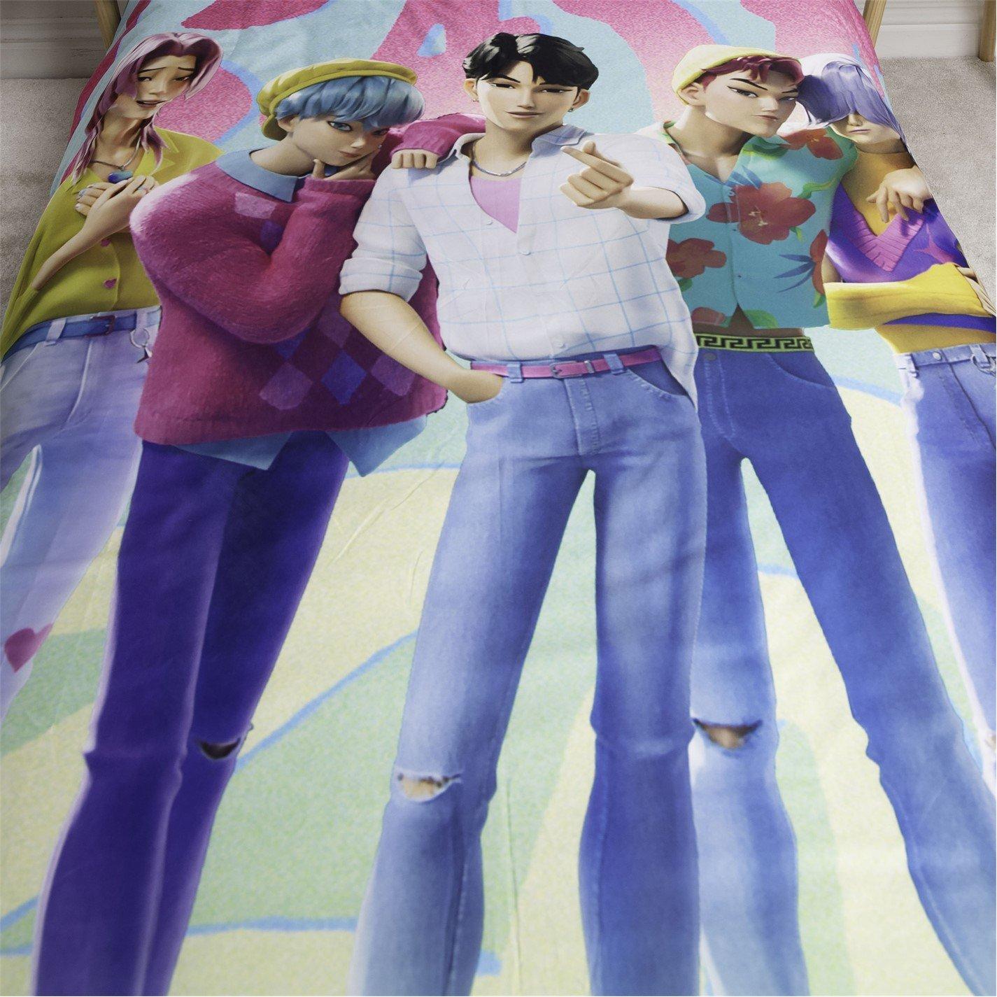 Teal - K Pop Demon Hunters - KPop Demon Hunters Ready Single Duvet - 6