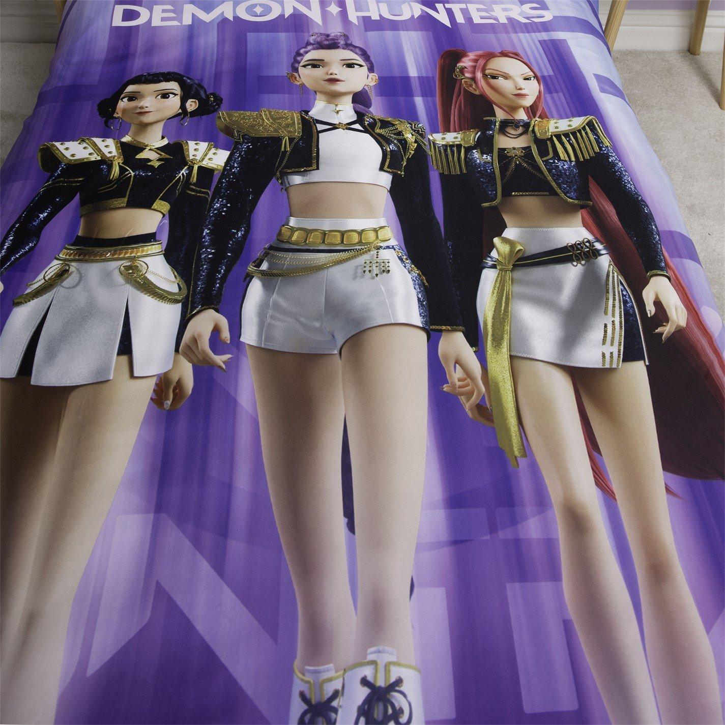 Teal - K Pop Demon Hunters - KPop Demon Hunters Ready Single Duvet - 7
