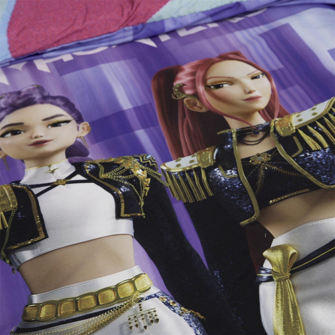 Teal - K Pop Demon Hunters - KPop Demon Hunters Ready Single Duvet - 9
