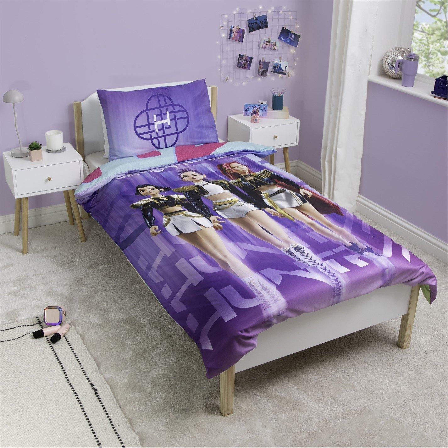 Teal - K Pop Demon Hunters - KPop Demon Hunters Ready Single Duvet - 10