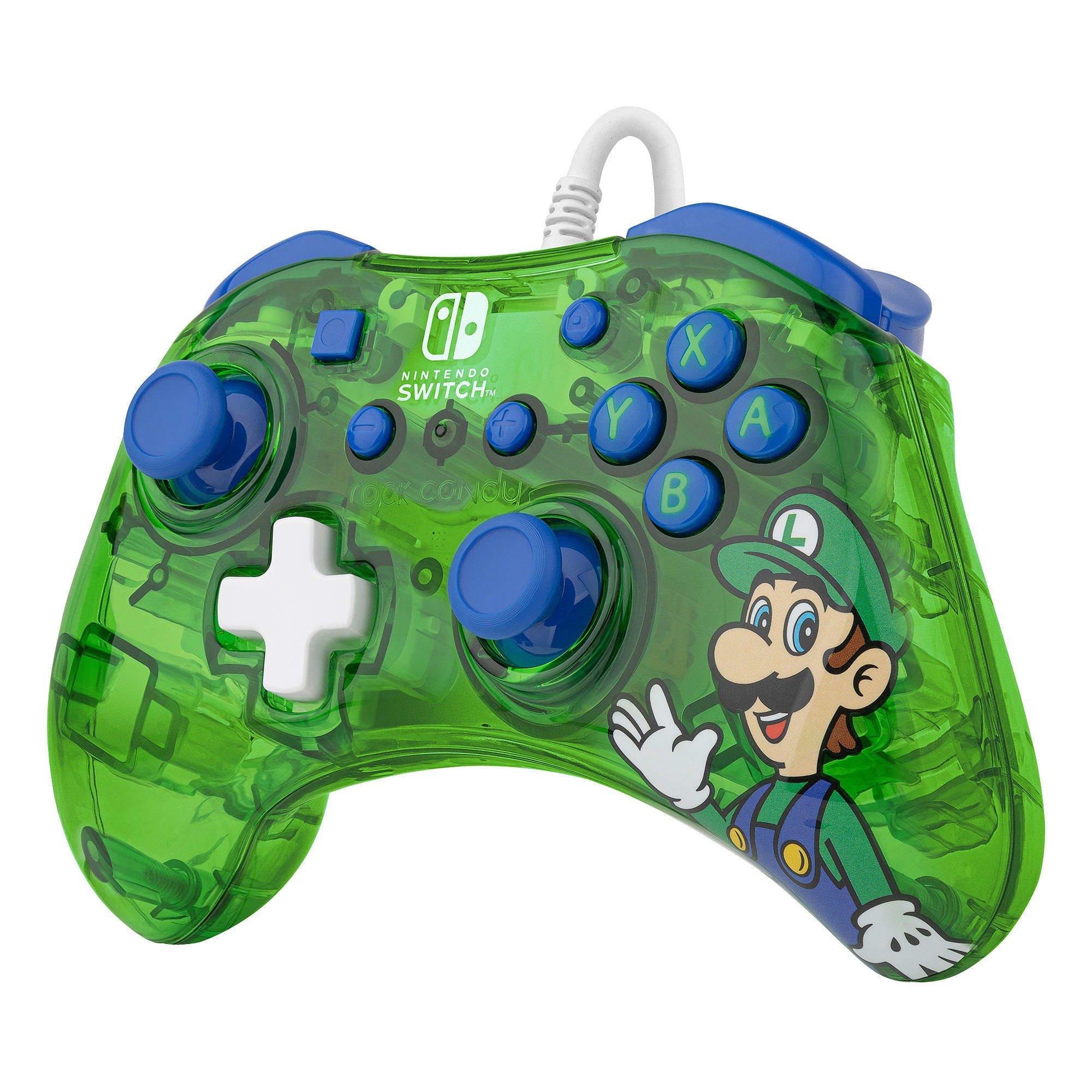 Luigi Green - PDP - Rock Candy Switch Wired Controller: Luigi Lime - 2