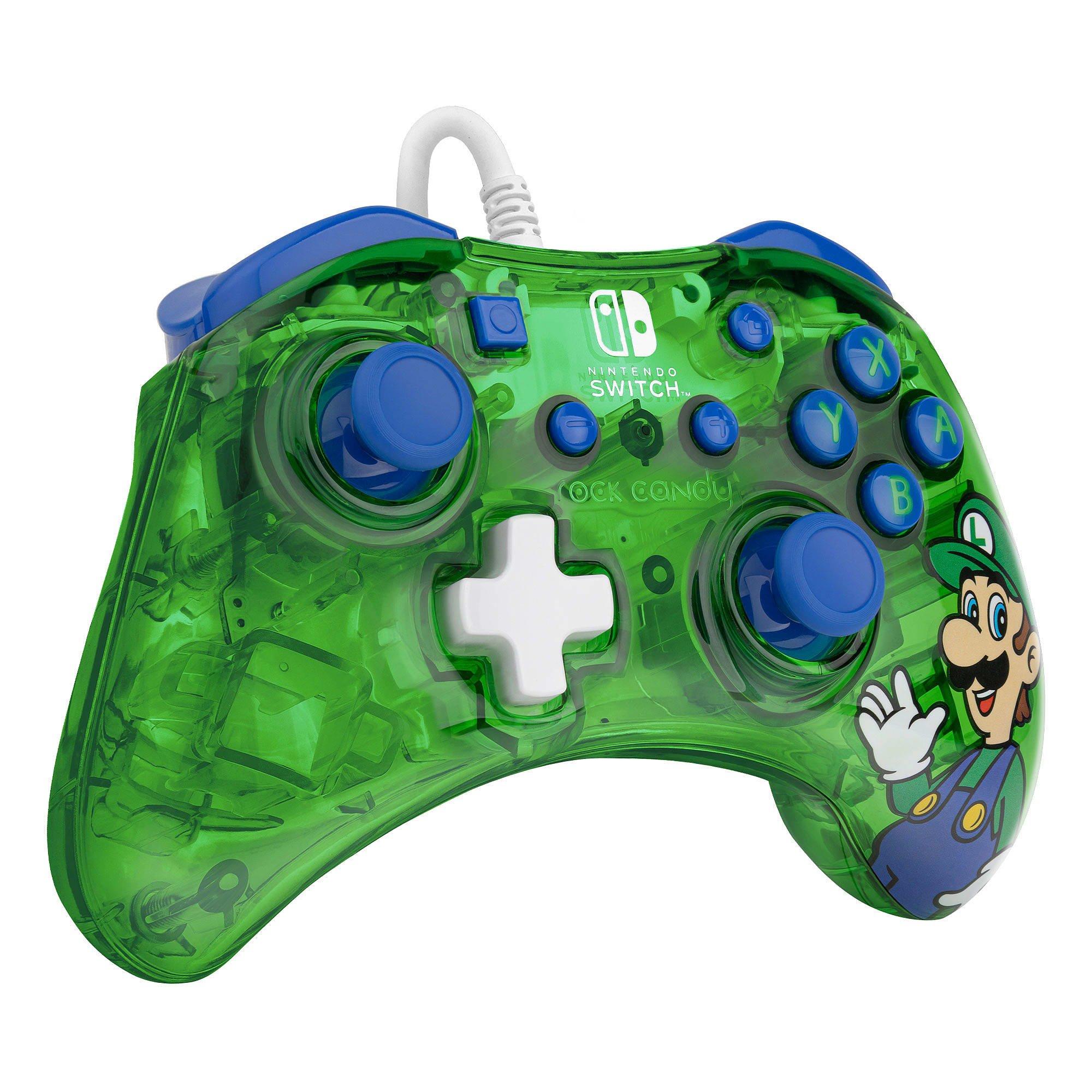 Luigi Green - PDP - Rock Candy Switch Wired Controller: Luigi Lime - 3
