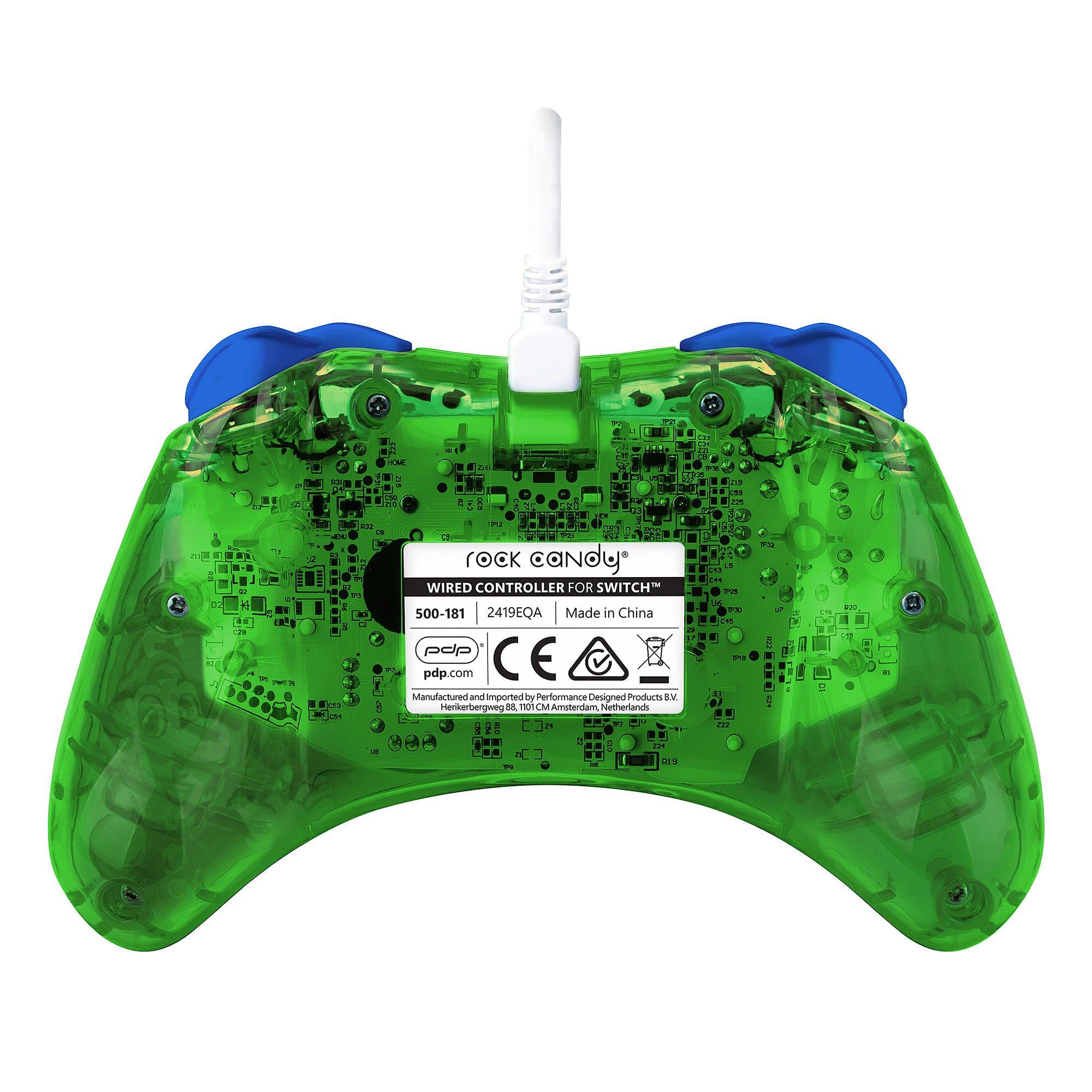 Luigi Green - PDP - Rock Candy Switch Wired Controller: Luigi Lime - 5